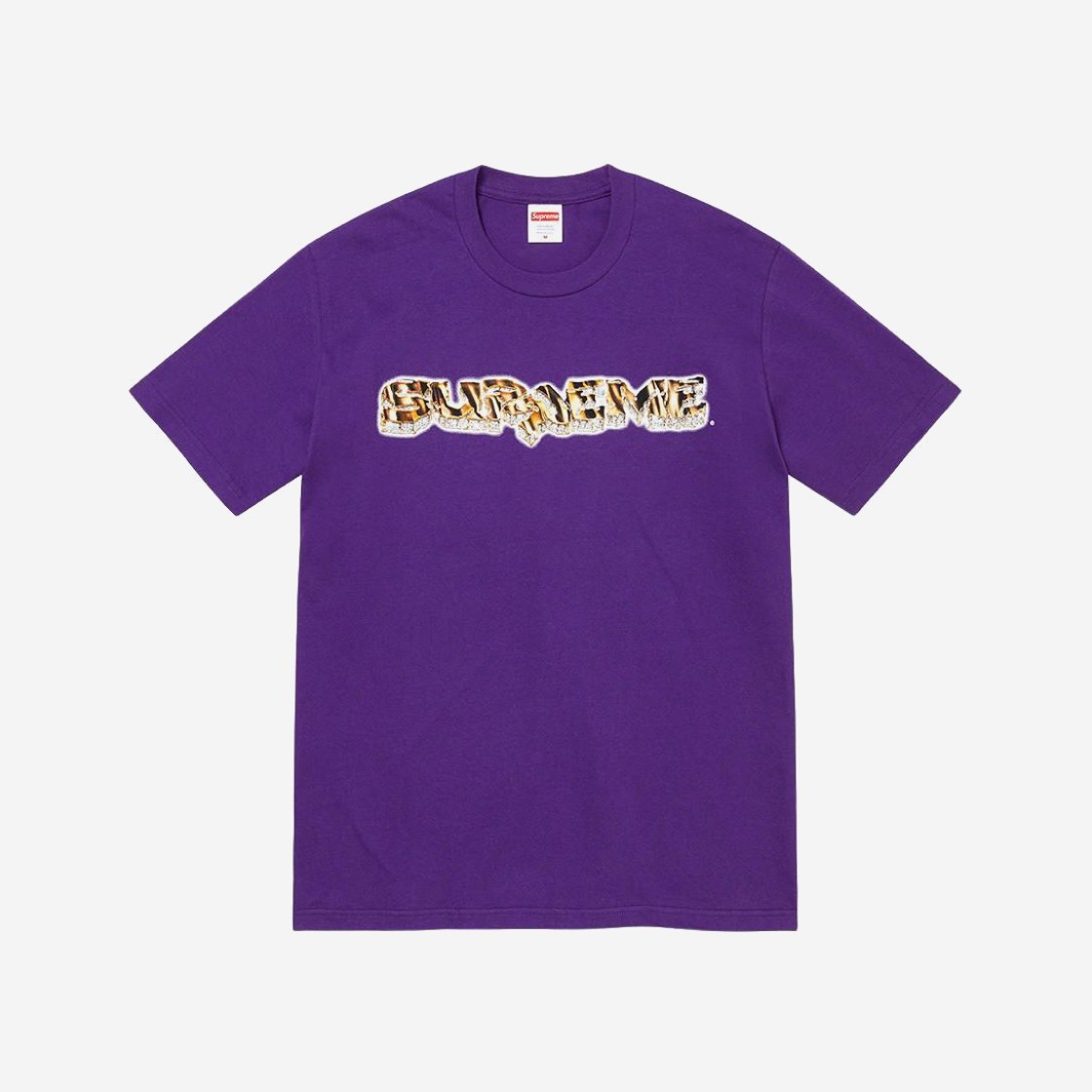 Supreme Diamond T-Shirt Purple - 21FW 상세 이미지 1