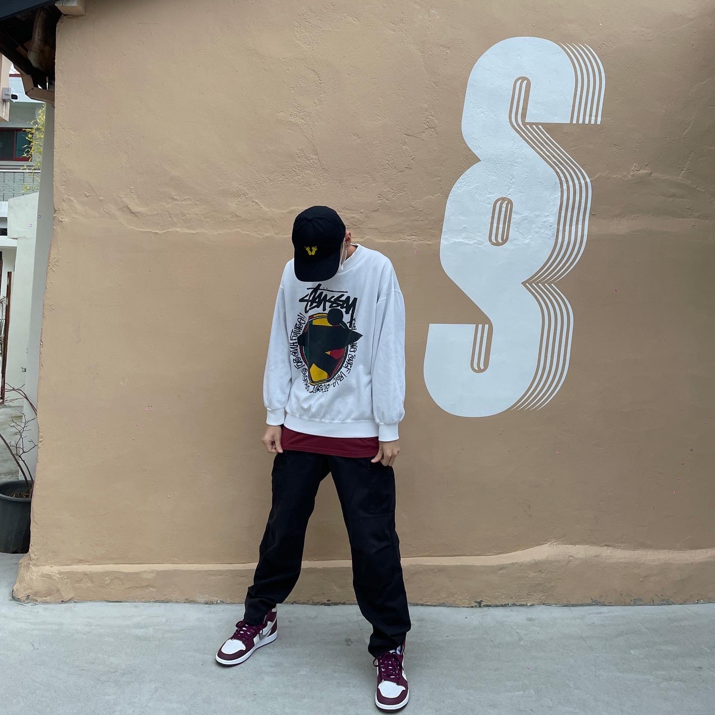 Jordan 1 Retro High OG Bordeaux 착용 스타일