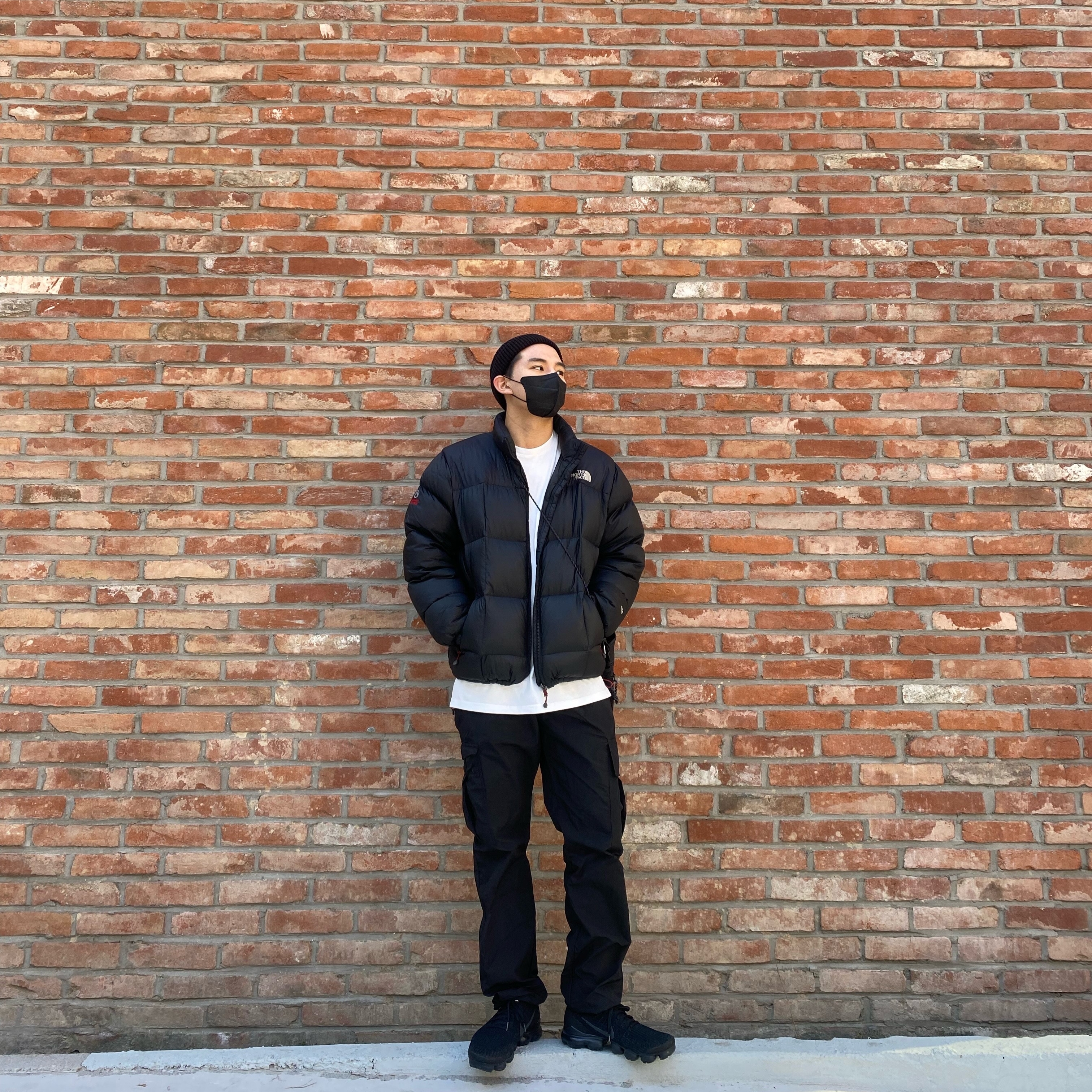 Nike Air VaporMax Flyknit 3.0 Triple Black 착용 스타일