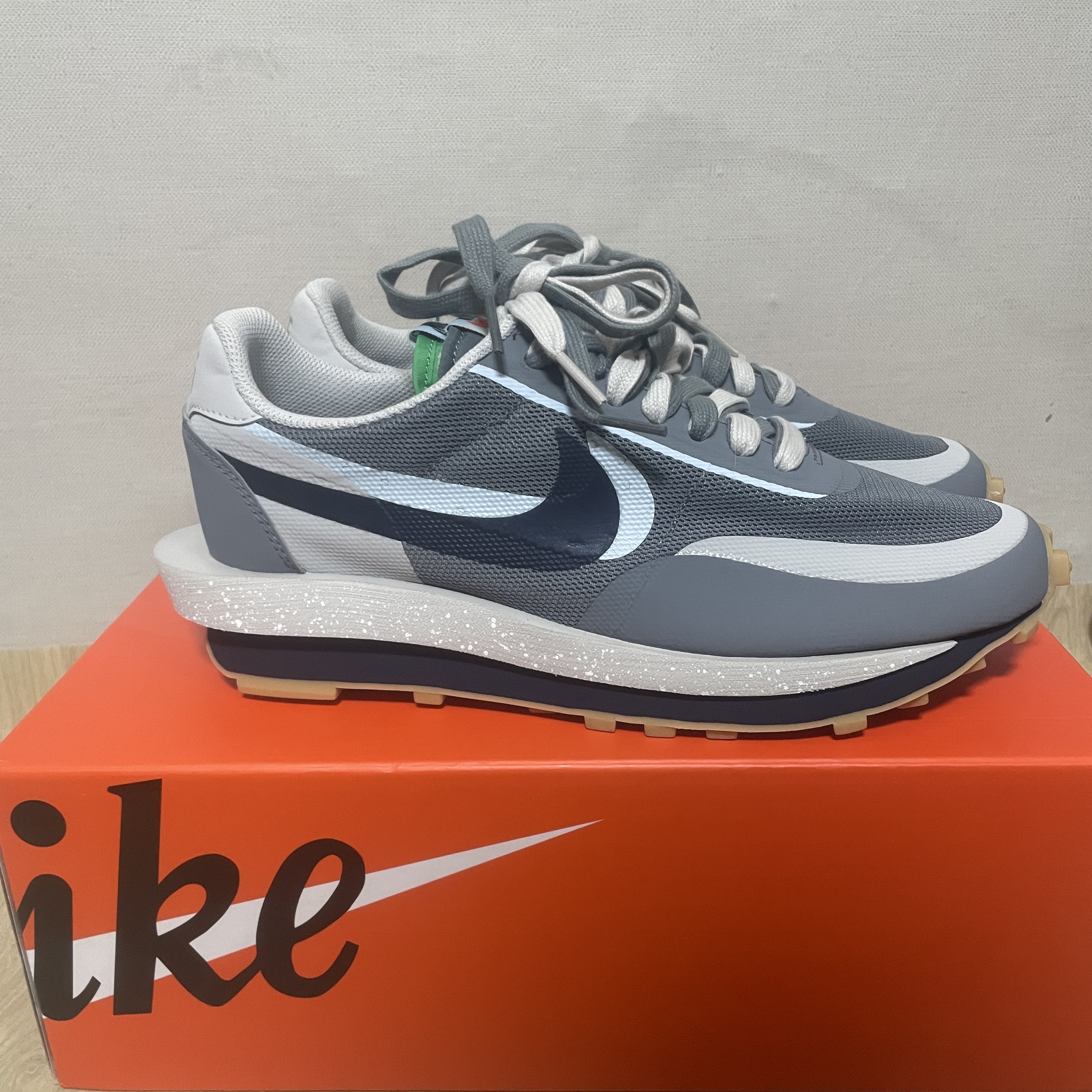 Nike x Sacai x Clot LDWaffle Cool Grey 착용 스타일