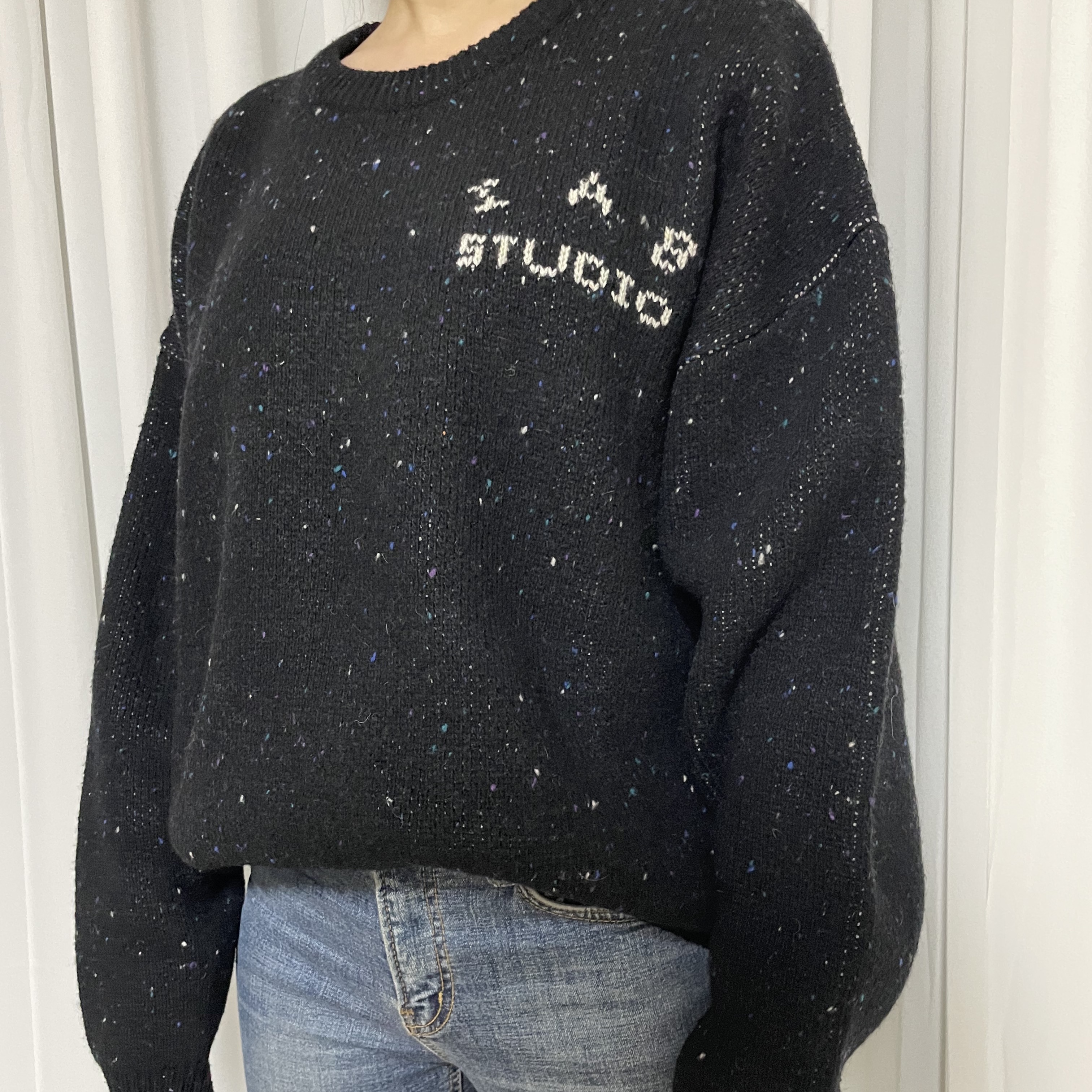 IAB Studio Knit Black 착용 스타일 - 4