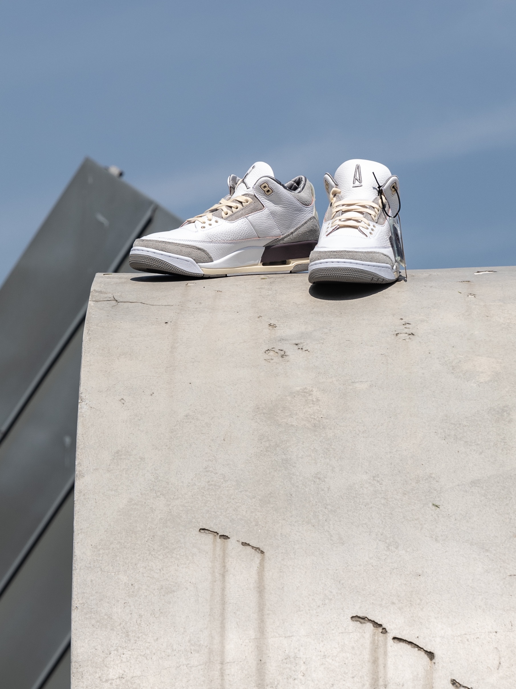 (W) Jordan 3 x A Ma Maniere Retro SP 착용 스타일 - 4