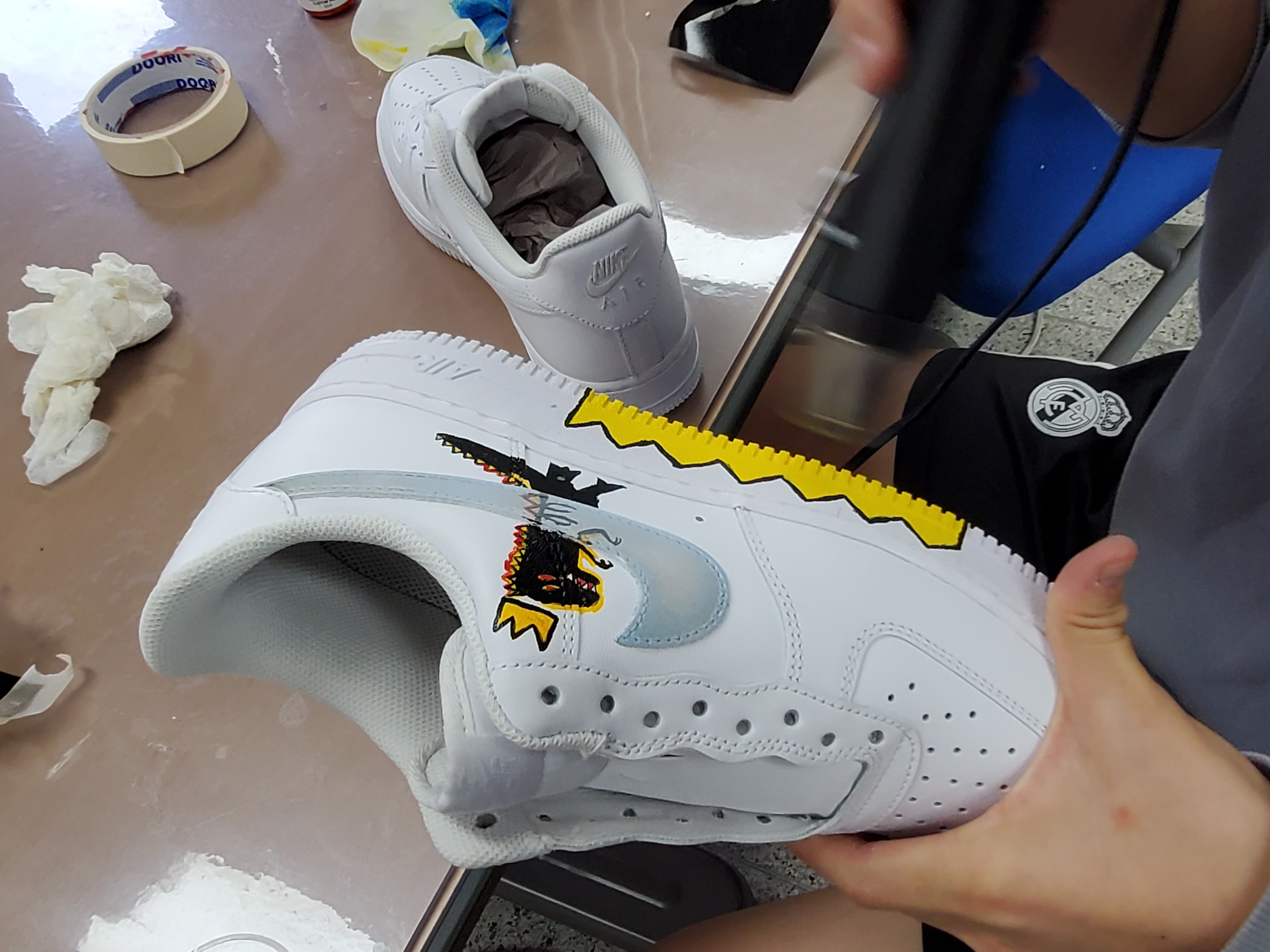 Nike Air Force 1 '07 Low White, (W) Nike Air Force 1 '07 Low White 착용 스타일