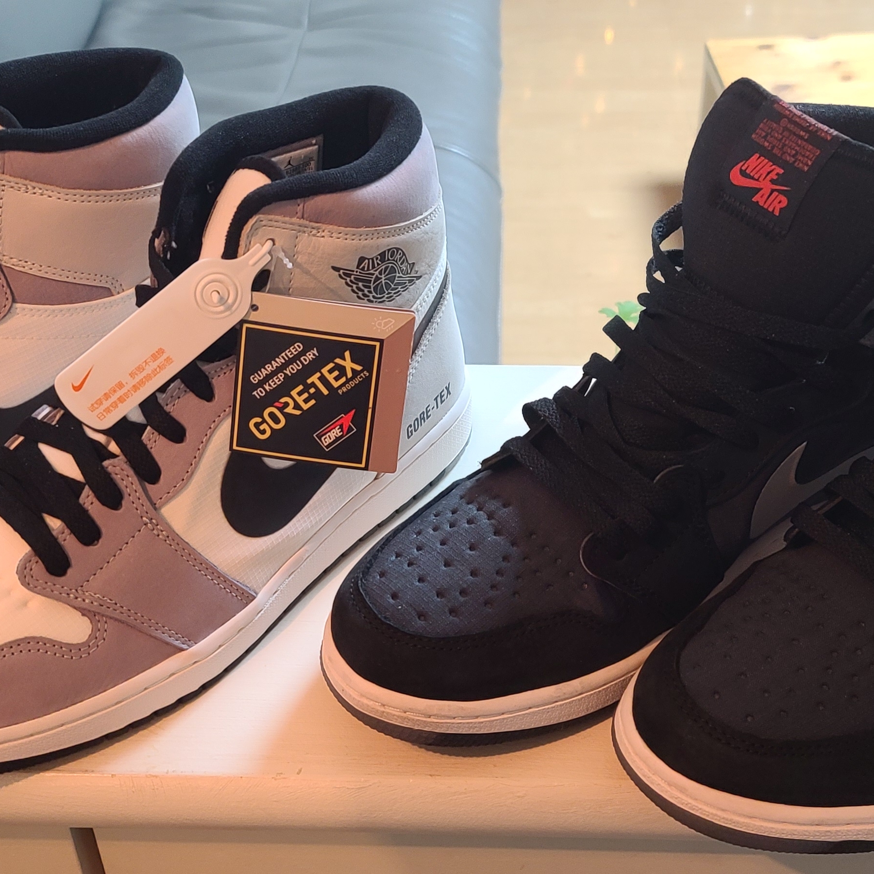 Jordan 1 Element Gore-Tex Sail, Jordan 1 Element Gore-Tex Particle Grey 착용 스타일 - 2