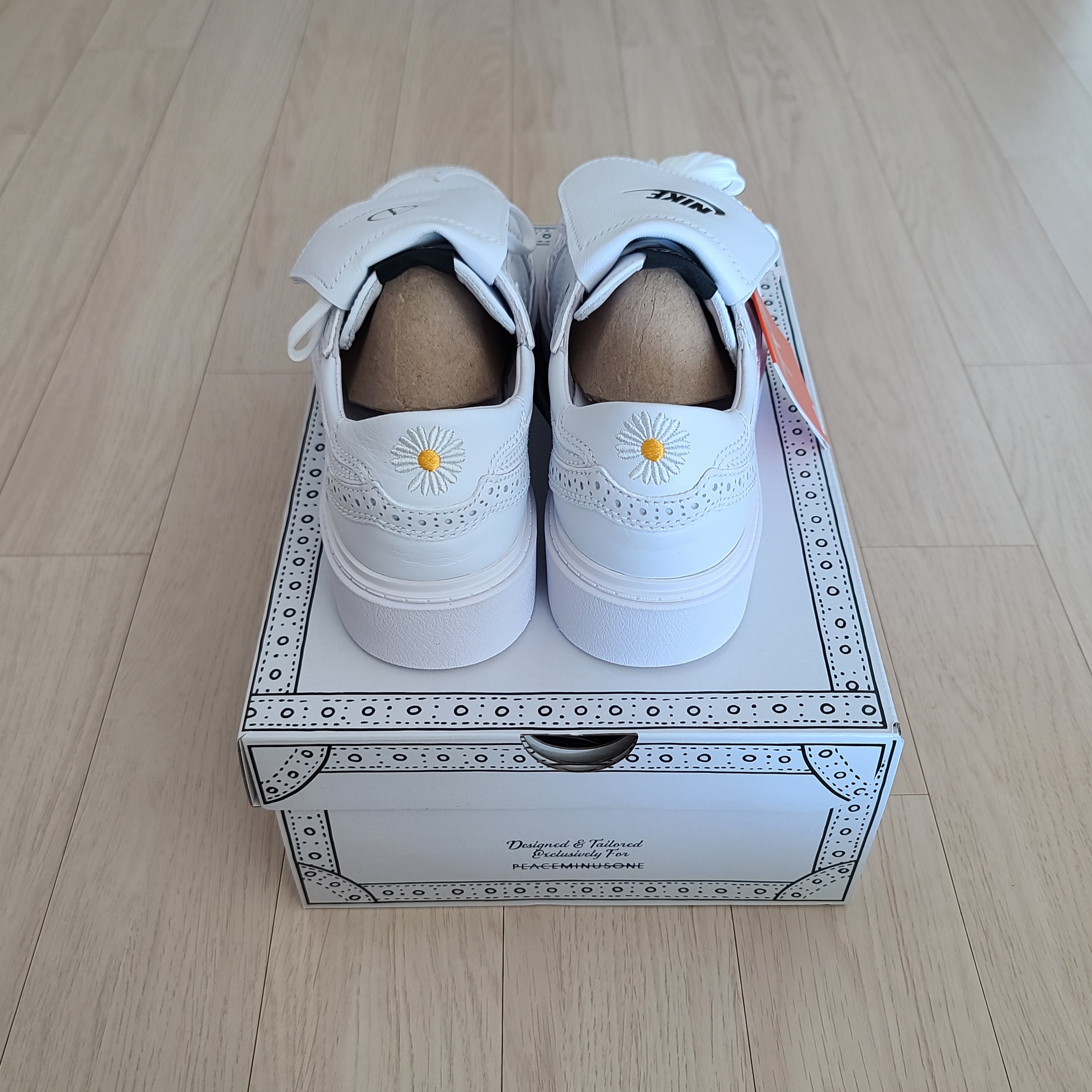Nike x Peaceminusone Kwondo1 White 착용 스타일 - 3