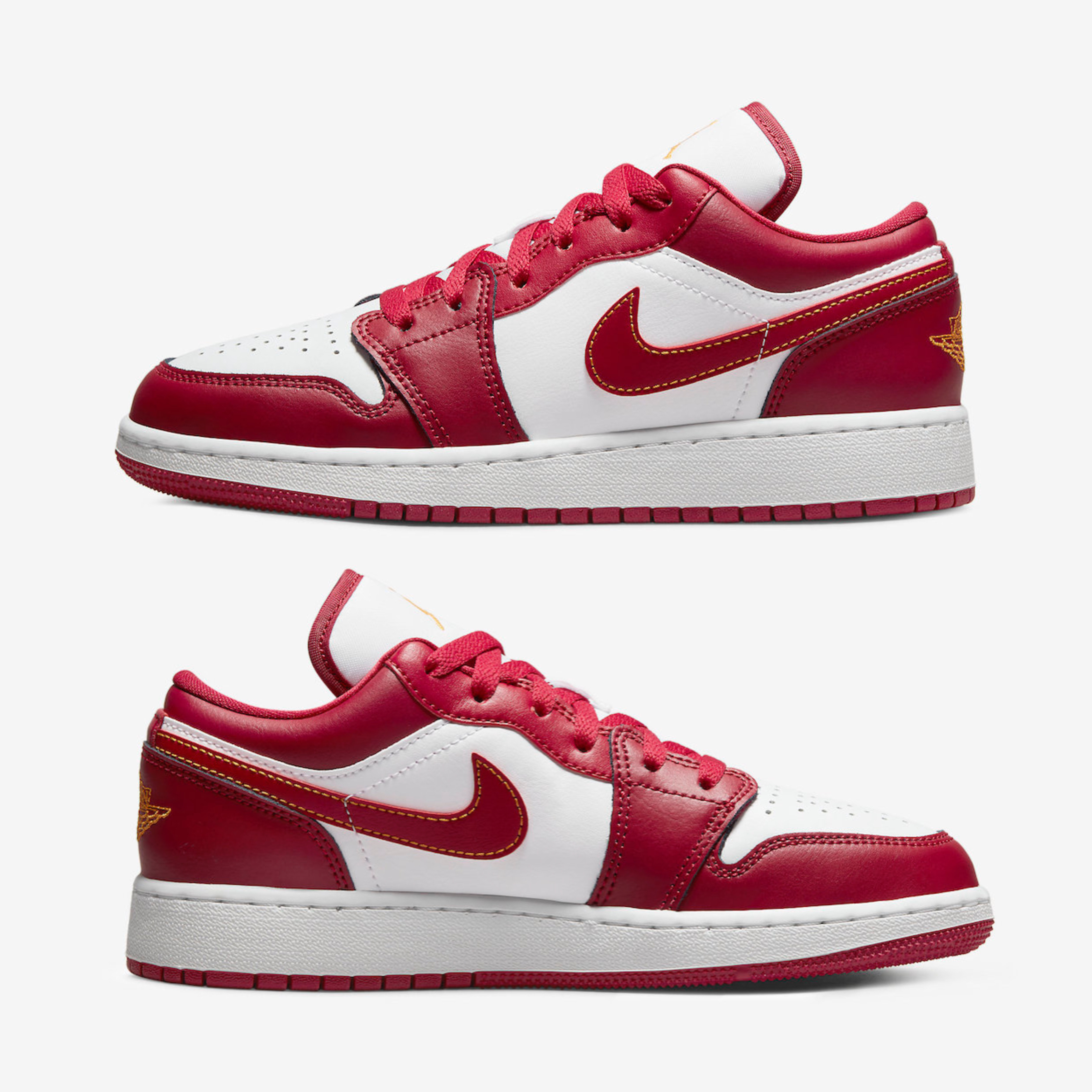 (GS) Jordan 1 Low Cardinal Red, Jordan 1 Low Cardinal Red 착용 스타일 - 3