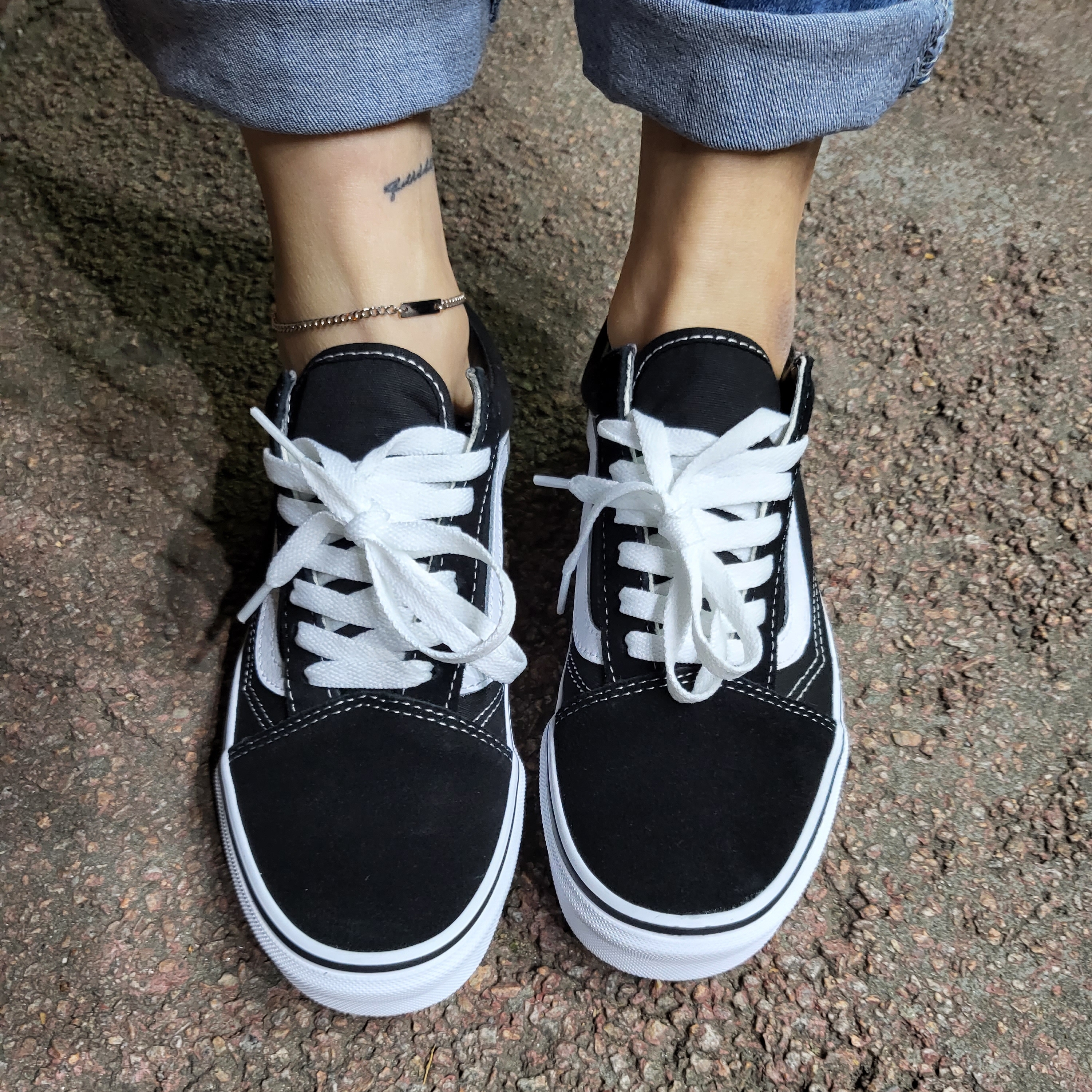 Vans Vault OG Old Skool LX Black 착용 스타일