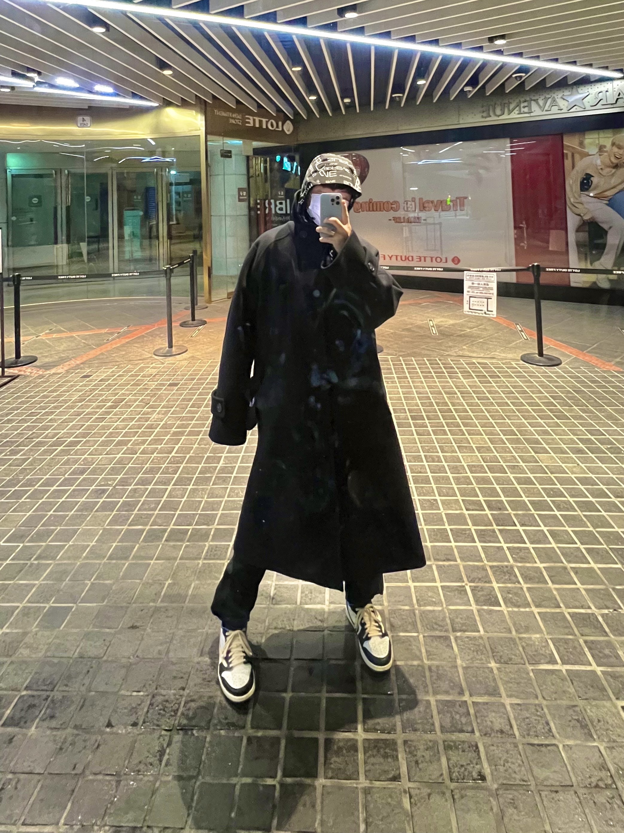 Supreme x The North Face Steep Tech Apogee Jacket Black - 21FW, Jordan 1 x Travis Scott x Fragment Retro Low OG SP Military Blue 착용 스타일 - 5
