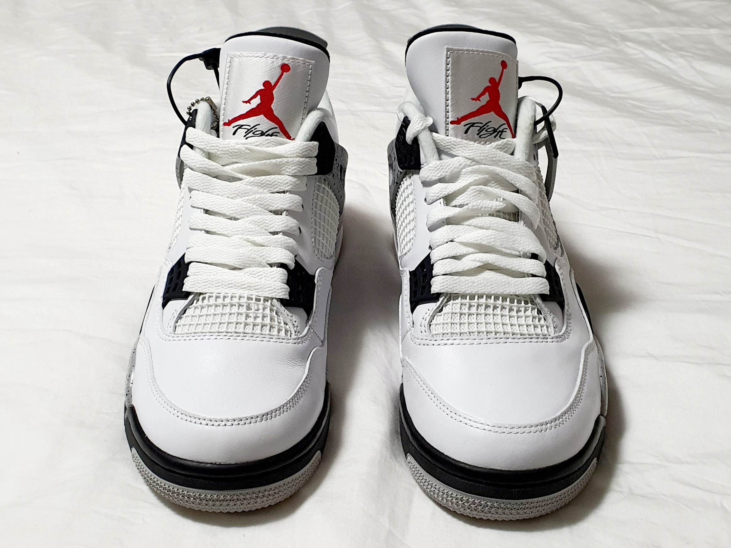 Jordan 4 Retro OG White Cement 2016 착용 스타일 - 5