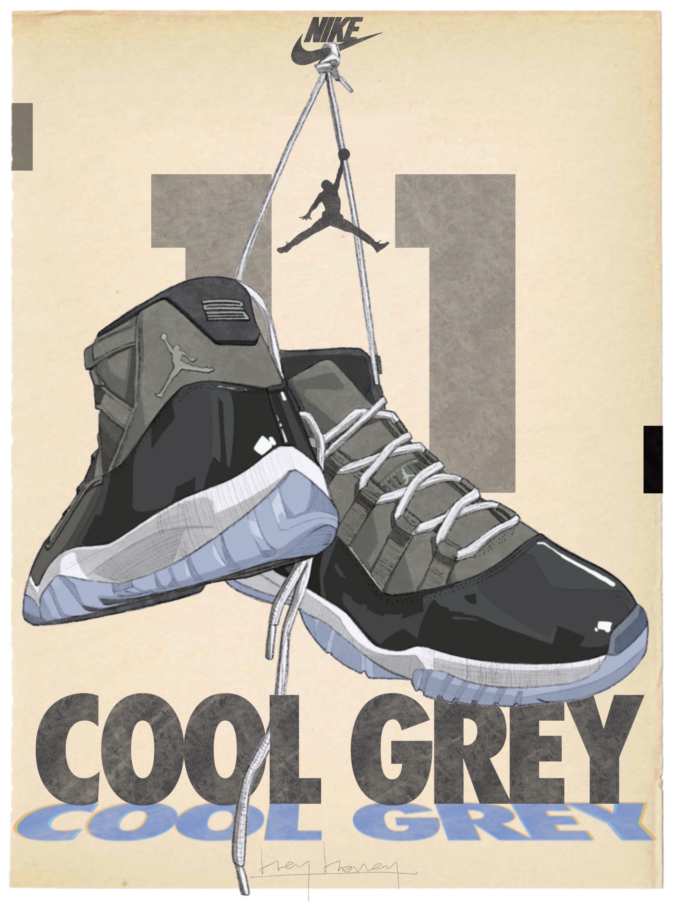 Jordan 11 Retro Cool Grey 2021 착용 스타일 - 1