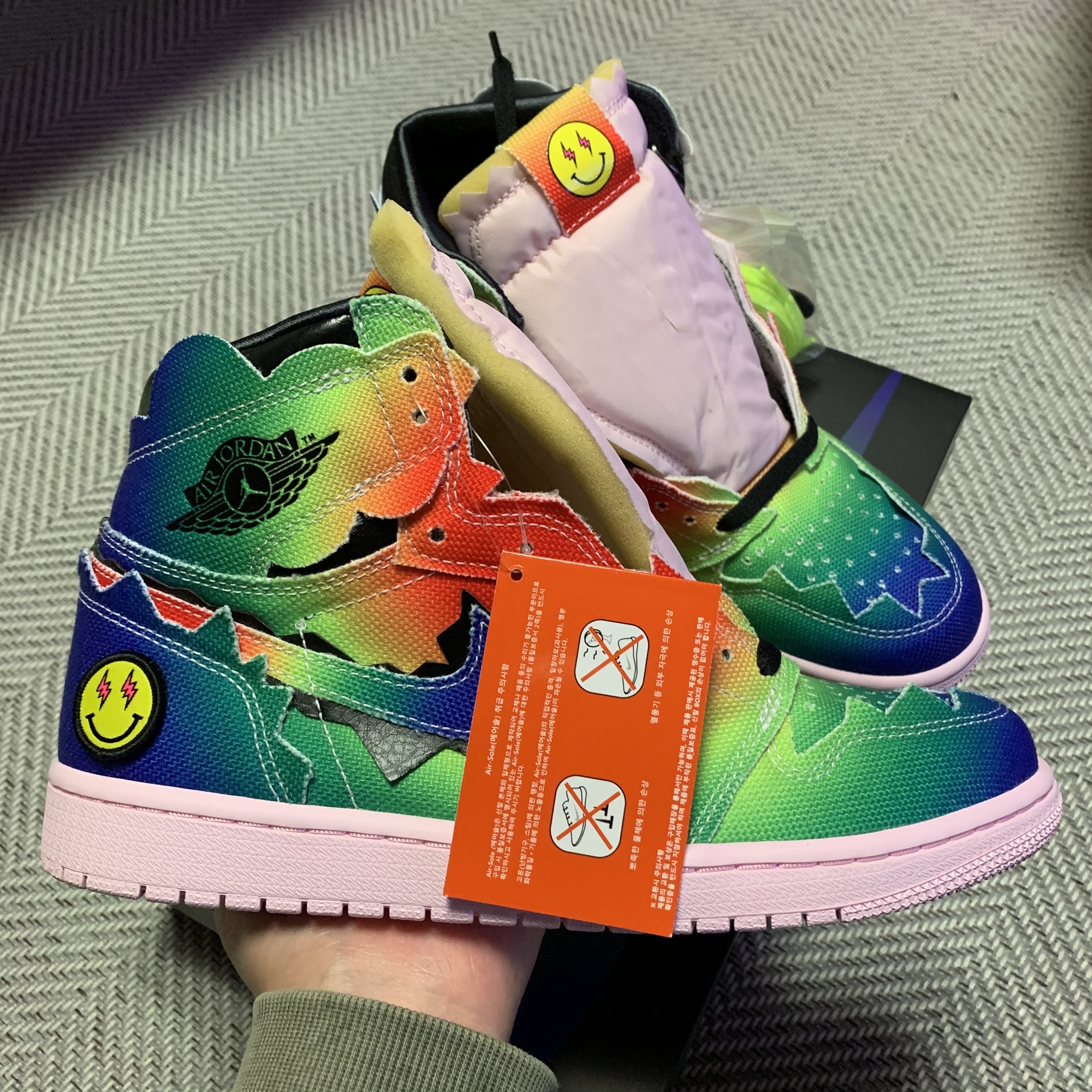 Jordan 1 x J Balvin Retro High OG 착용 스타일