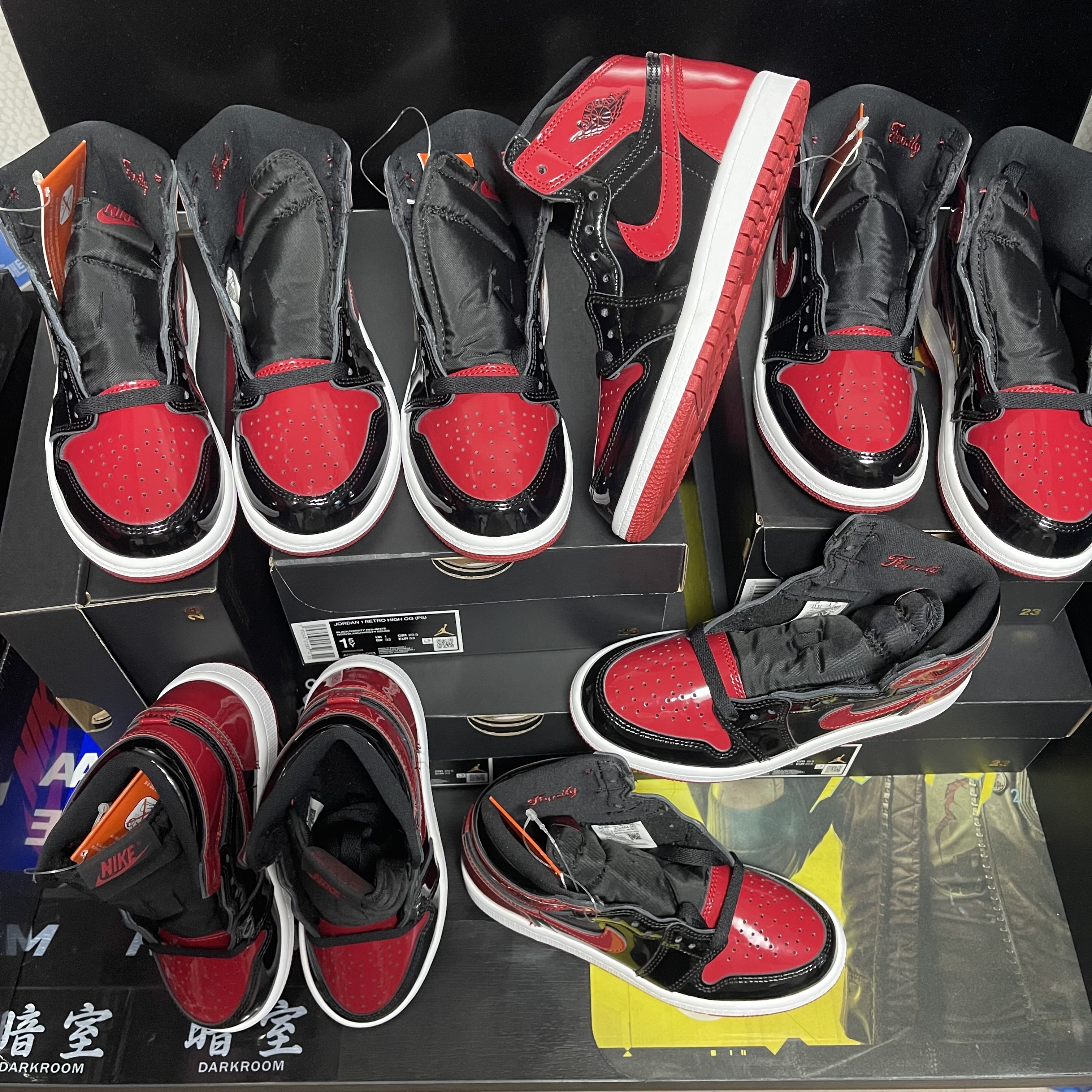 (PS) Jordan 1 Retro High OG Patent Bred 착용 스타일