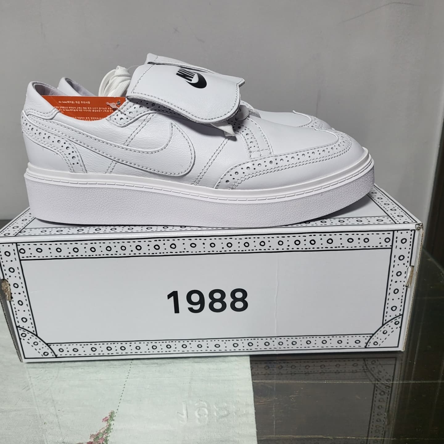 Nike x Peaceminusone Kwondo1 White 착용 스타일 - 2