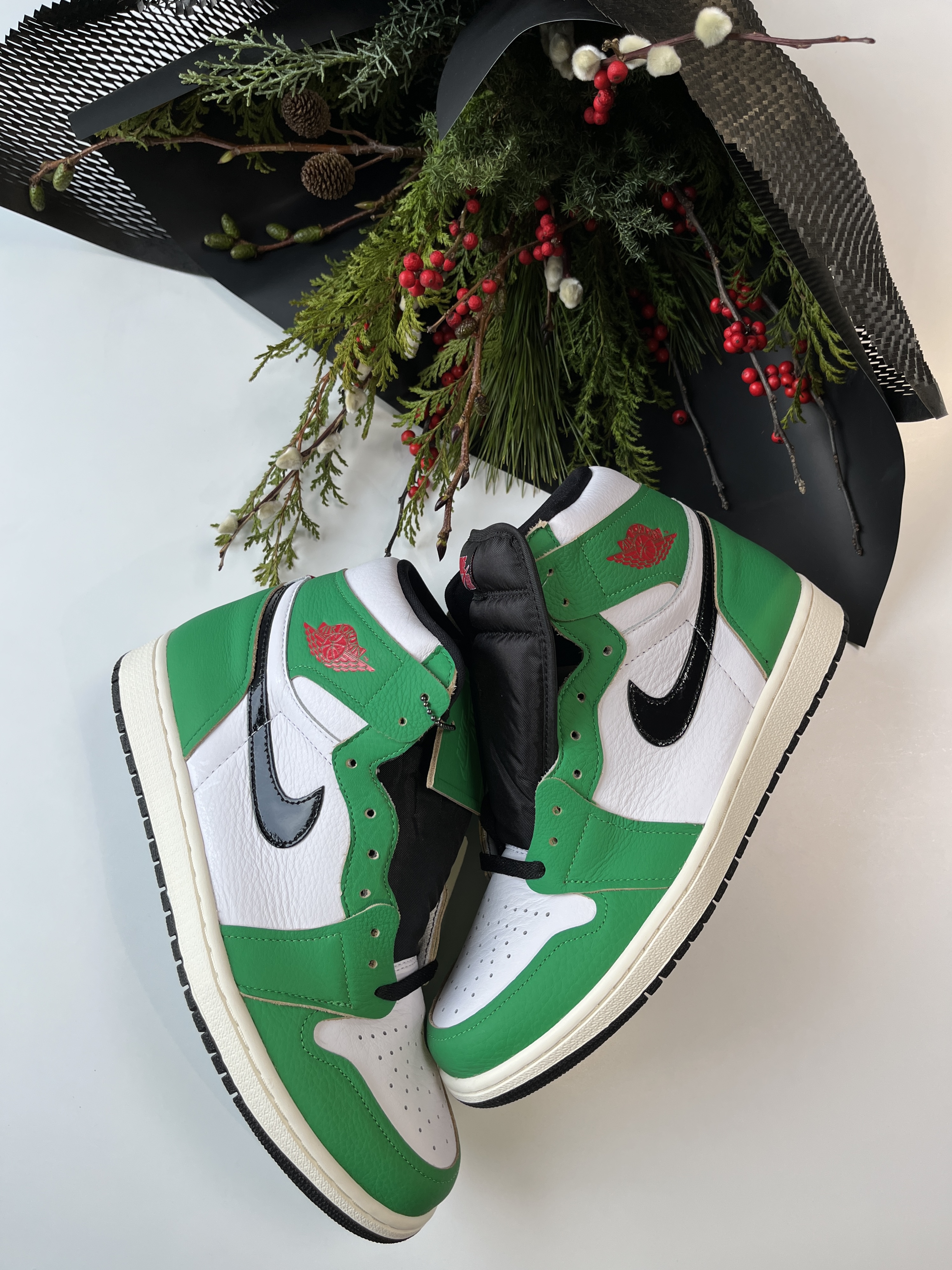 (W) Jordan 1 Retro High OG Lucky Green 착용 스타일