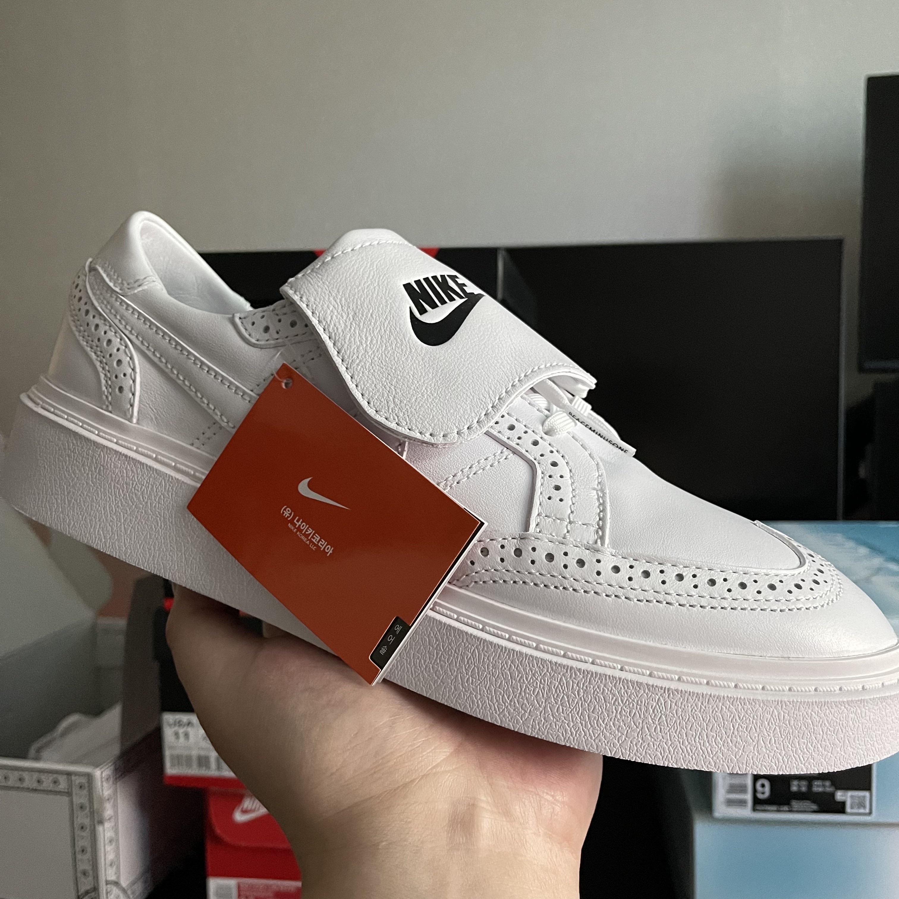 Nike x Peaceminusone Kwondo1 White 착용 스타일 - 3