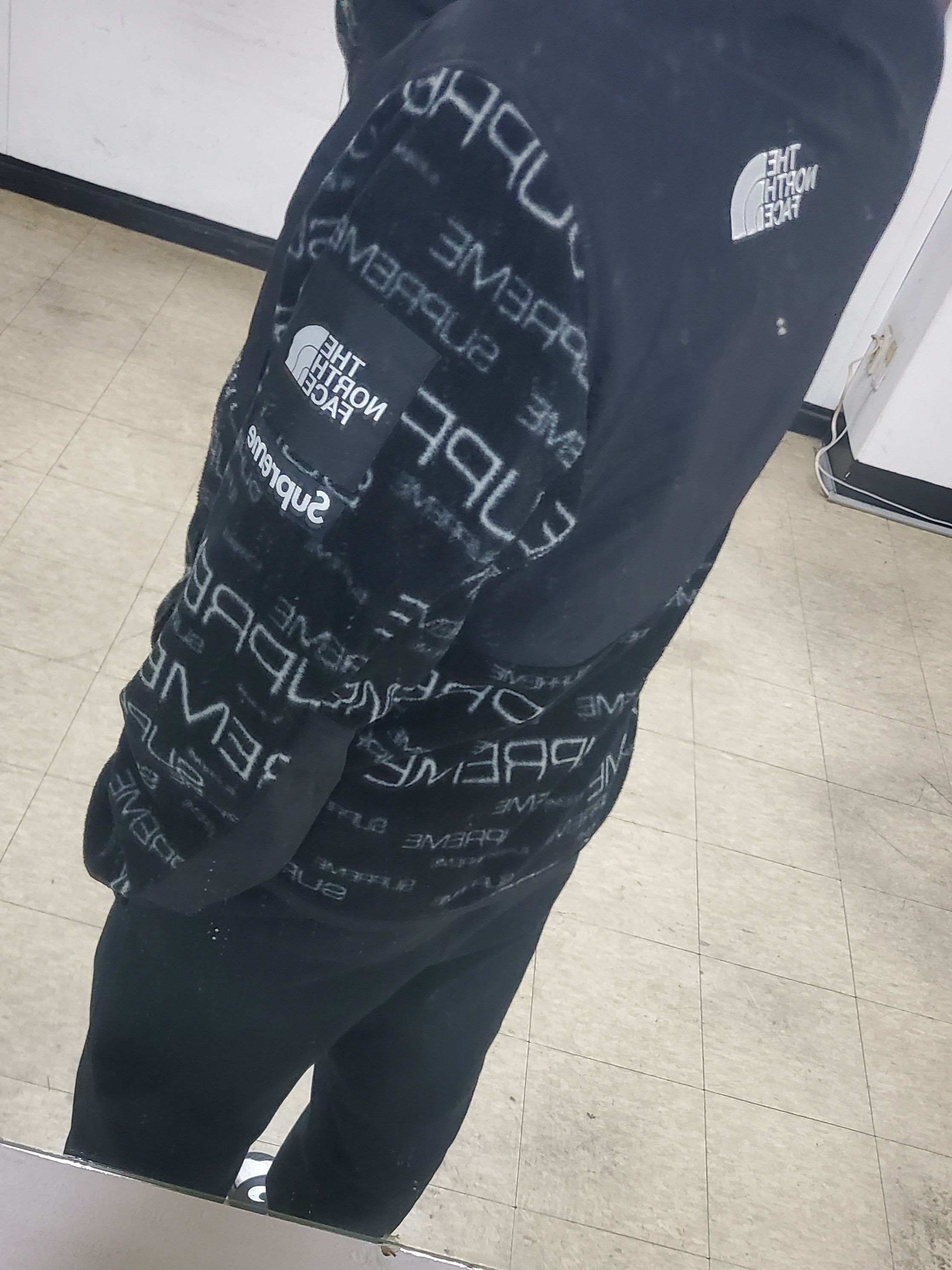 Supreme x The North Face Steep Tech Fleece Jacket Black - 21FW, Nike x Stussy NRG ZR Fleece Pants Black - US/EU 착용 스타일 - 2
