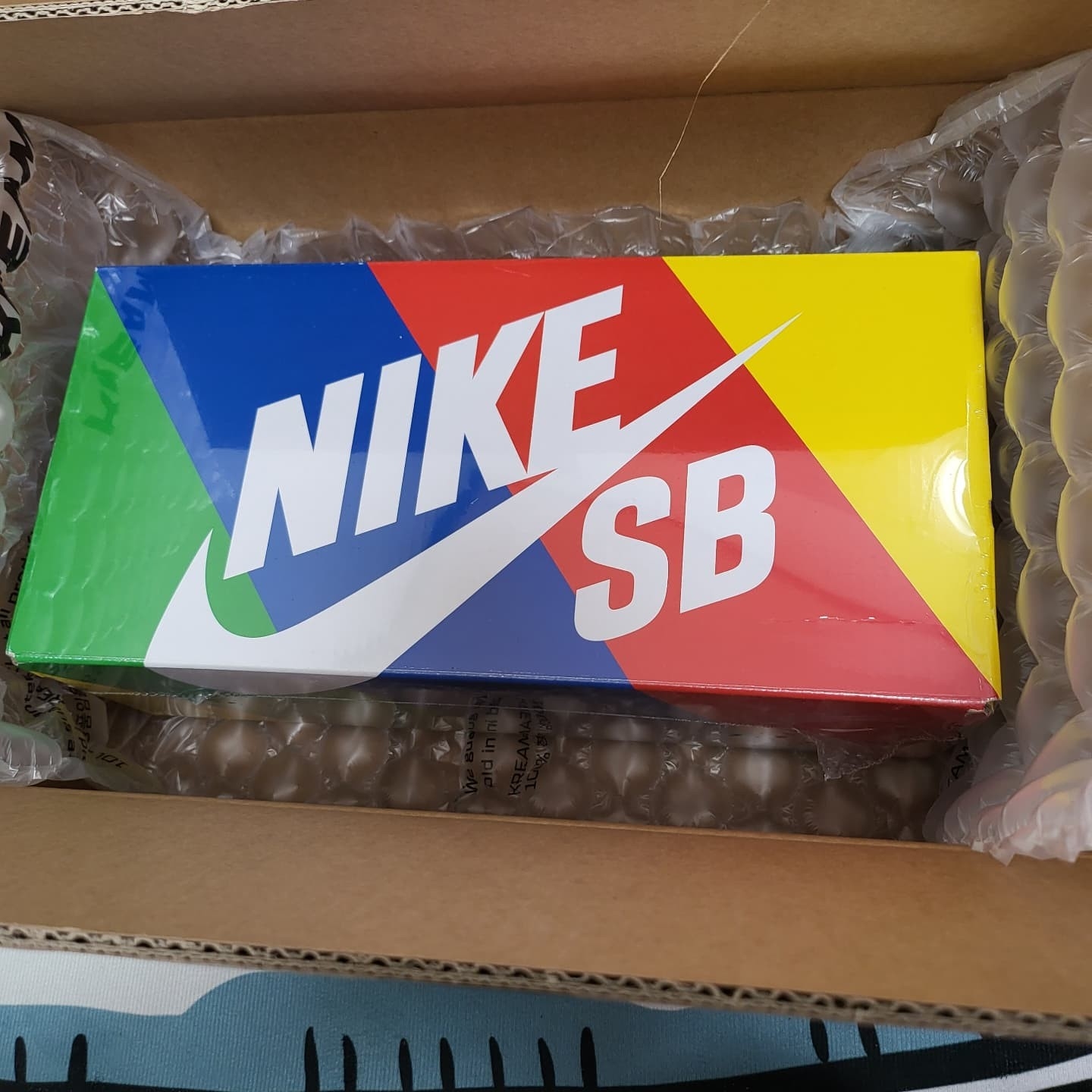 Nike x Parra SB Dunk Low Pro Abstract Art 착용 스타일 - 1