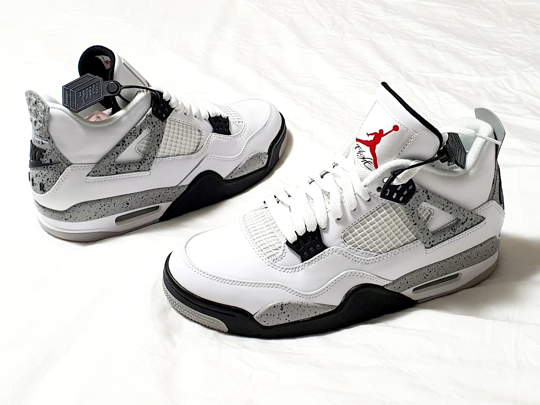 Jordan 4 Retro OG White Cement 2016 착용 스타일 - 4