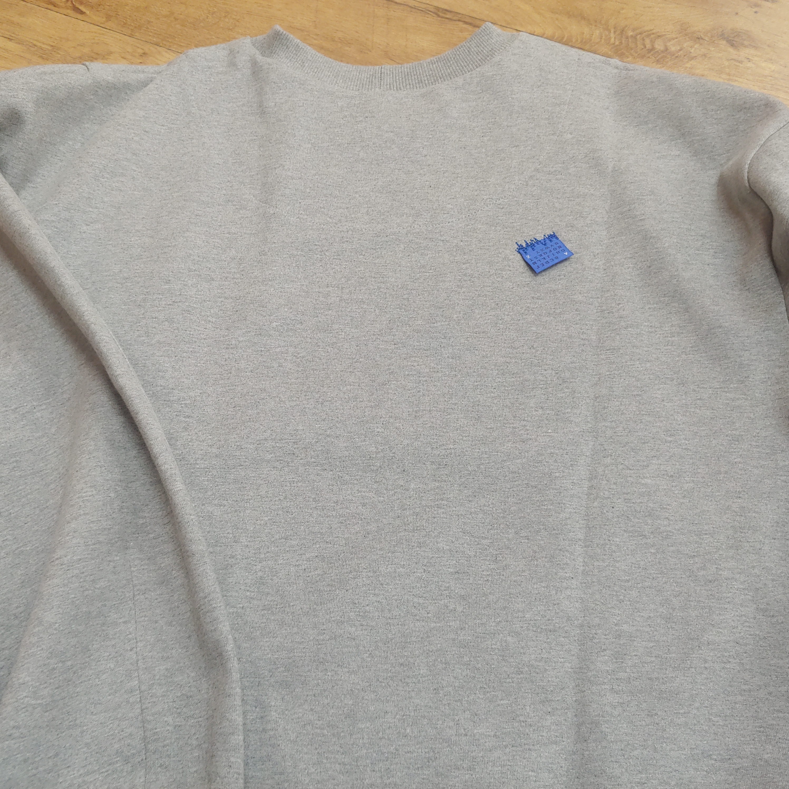Zara x Ader Error Oversize Sweatshirt Grey 착용 스타일 - 3