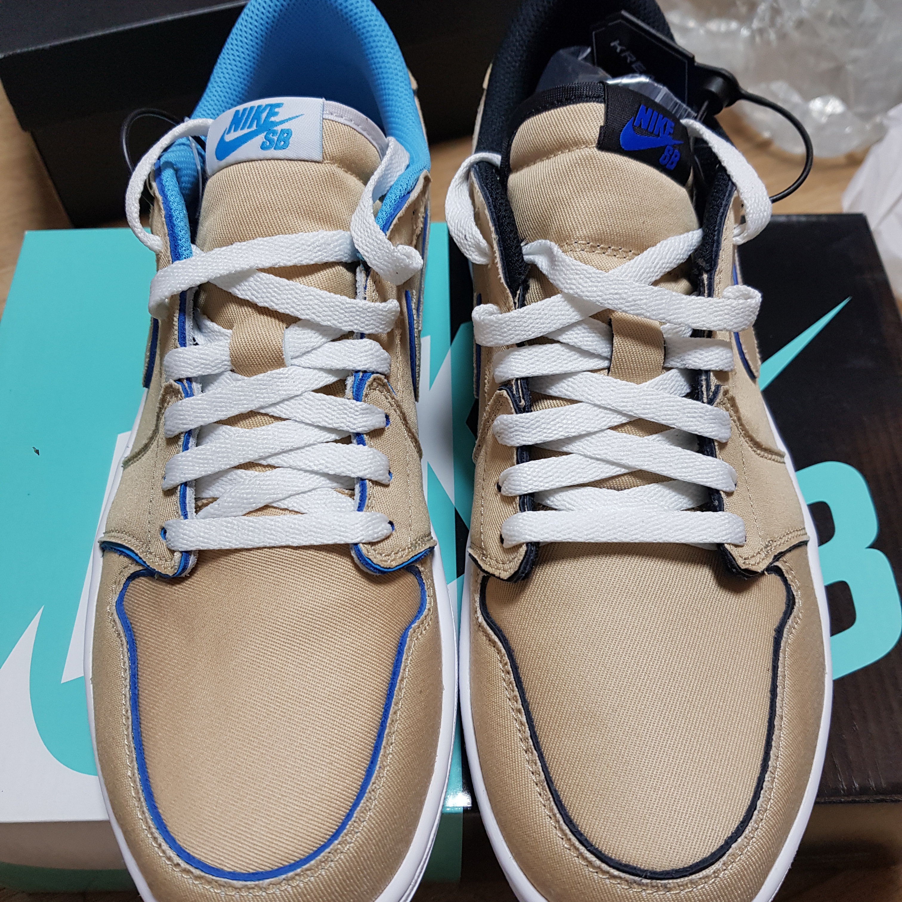 Jordan 1 x Lance Mountain Low SB QS Desert Ore 착용 스타일 - 3