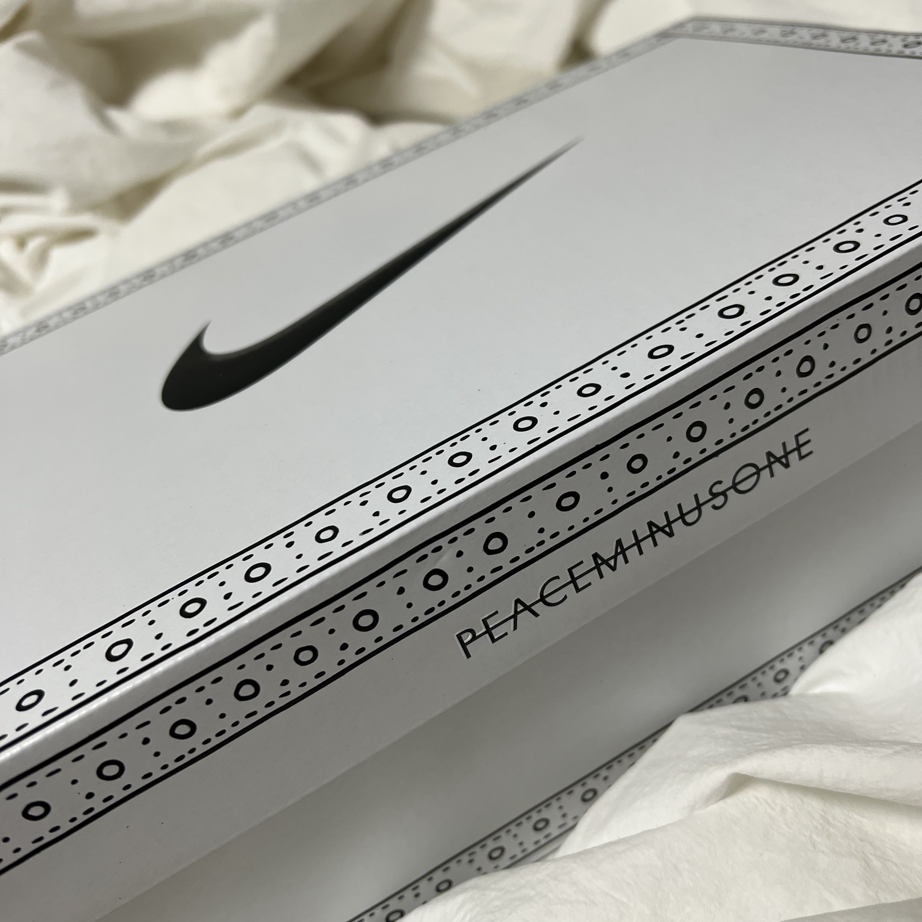Nike x Peaceminusone Kwondo1 White 착용 스타일 - 2