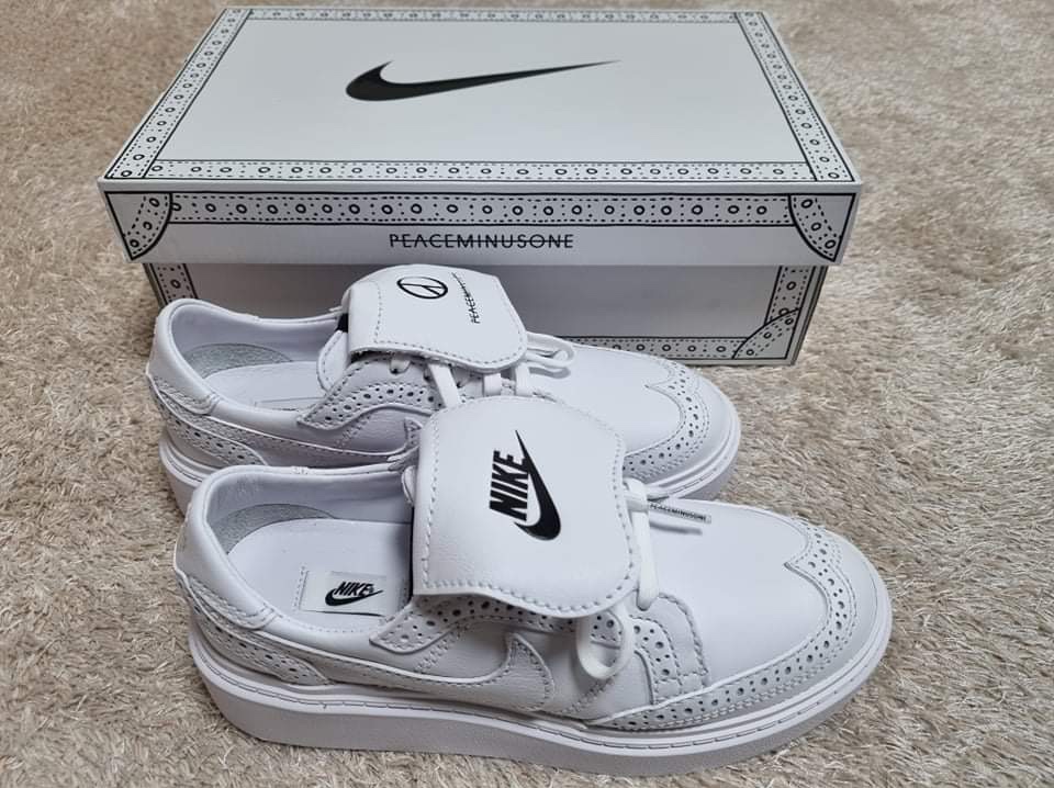 Nike x Peaceminusone Kwondo1 White 착용 스타일 - 4