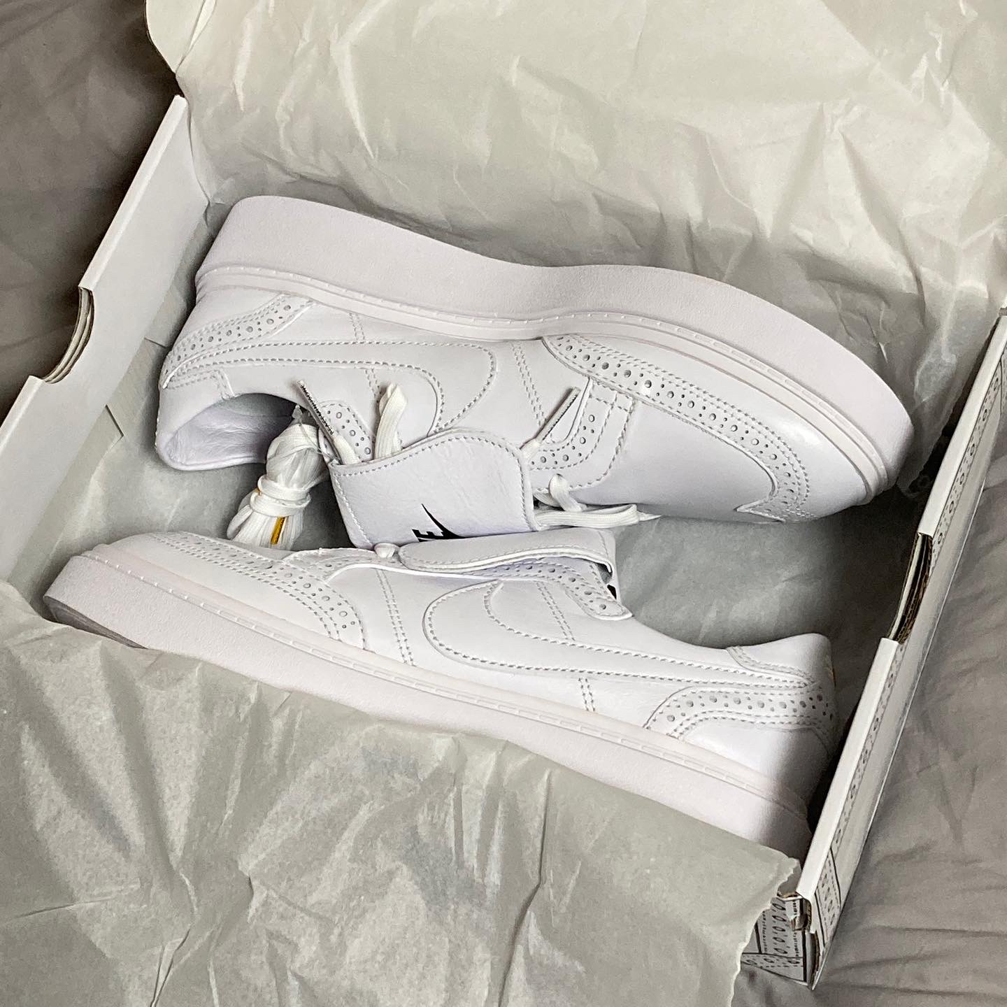 Nike x Peaceminusone Kwondo1 White 착용 스타일 - 3