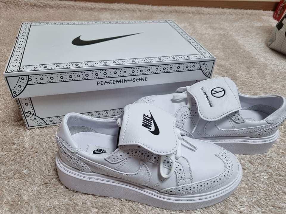 Nike x Peaceminusone Kwondo1 White 착용 스타일 - 3
