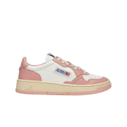 (W) Autry Medalist Low Leather Sneakers Pink White