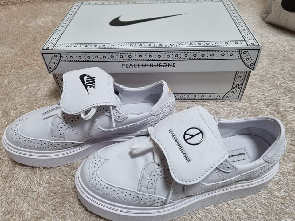 Nike x Peaceminusone Kwondo1 White 착용 스타일 - 1