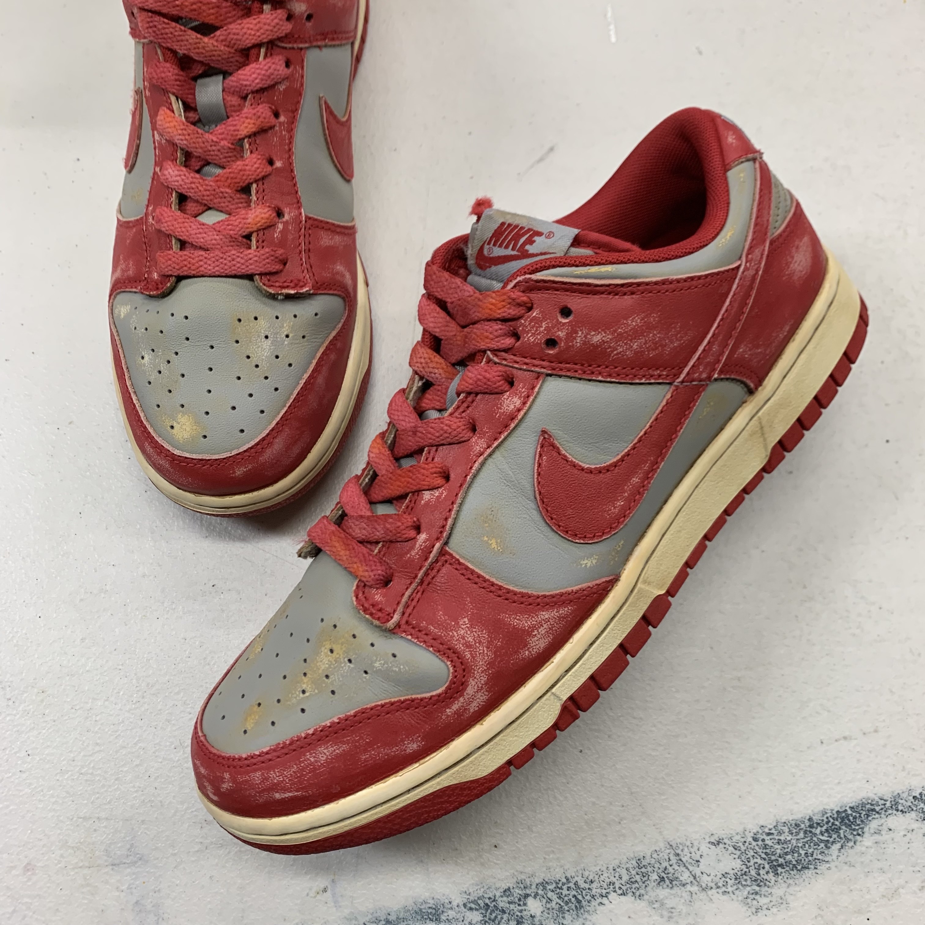 Nike Dunk Low Retro Medium Grey 착용 스타일 - 5