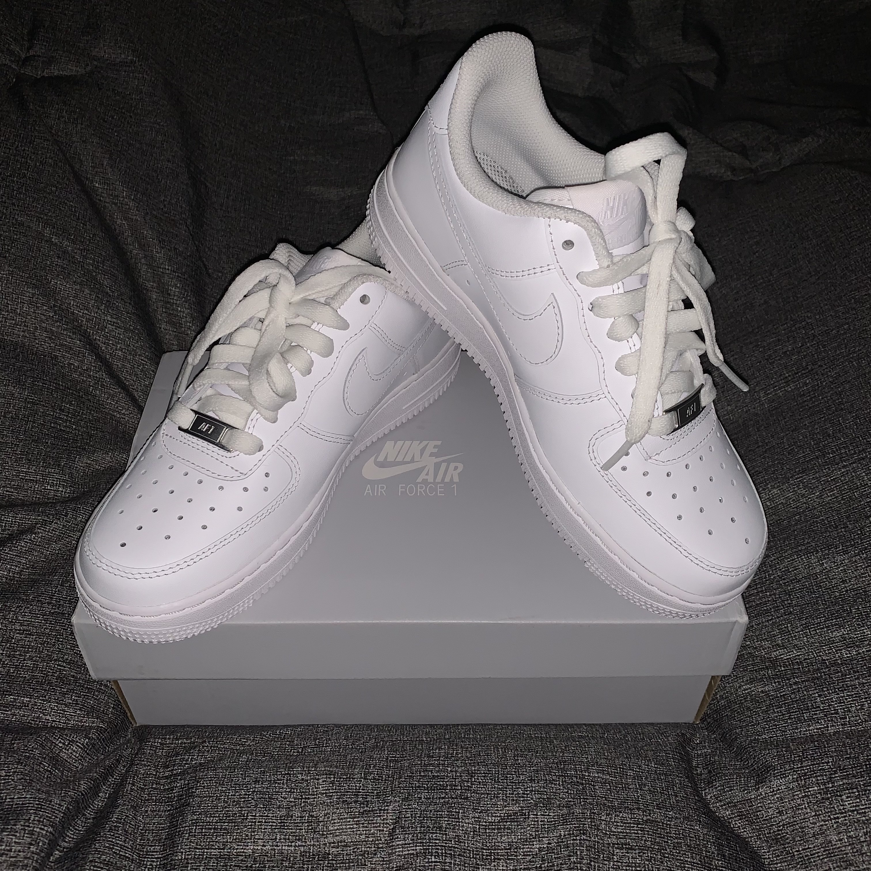 Nike Air Force 1 '07 Low White, (W) Nike Air Force 1 '07 Low White 착용 스타일