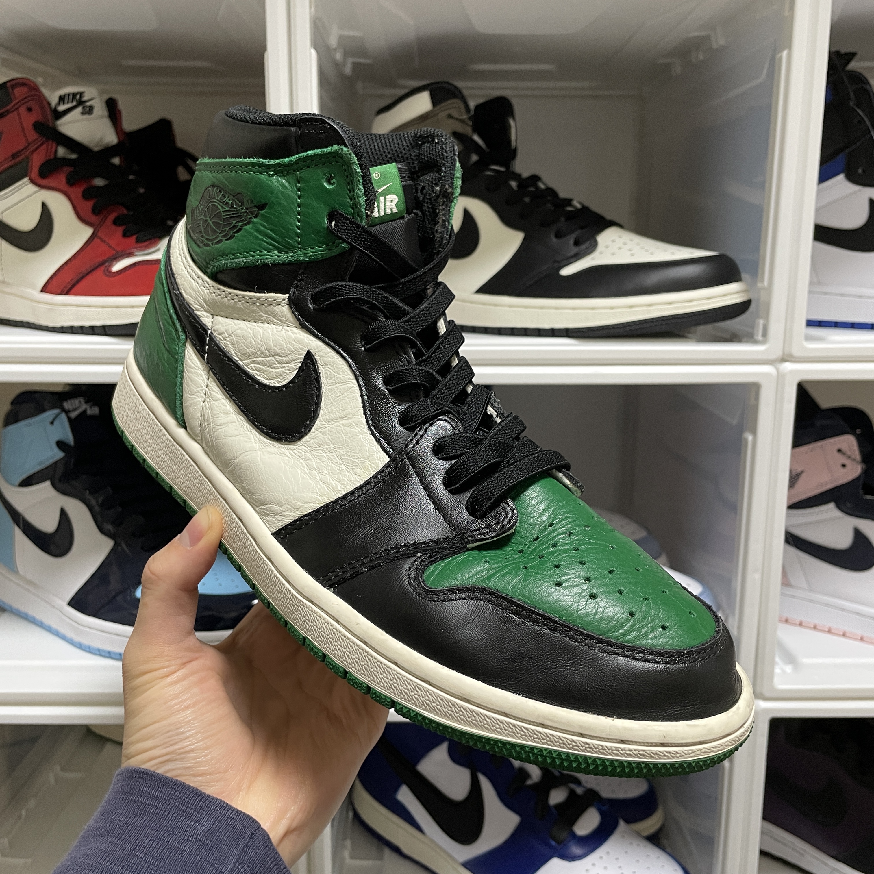 Jordan 1 Retro High OG Pine Green 착용 스타일