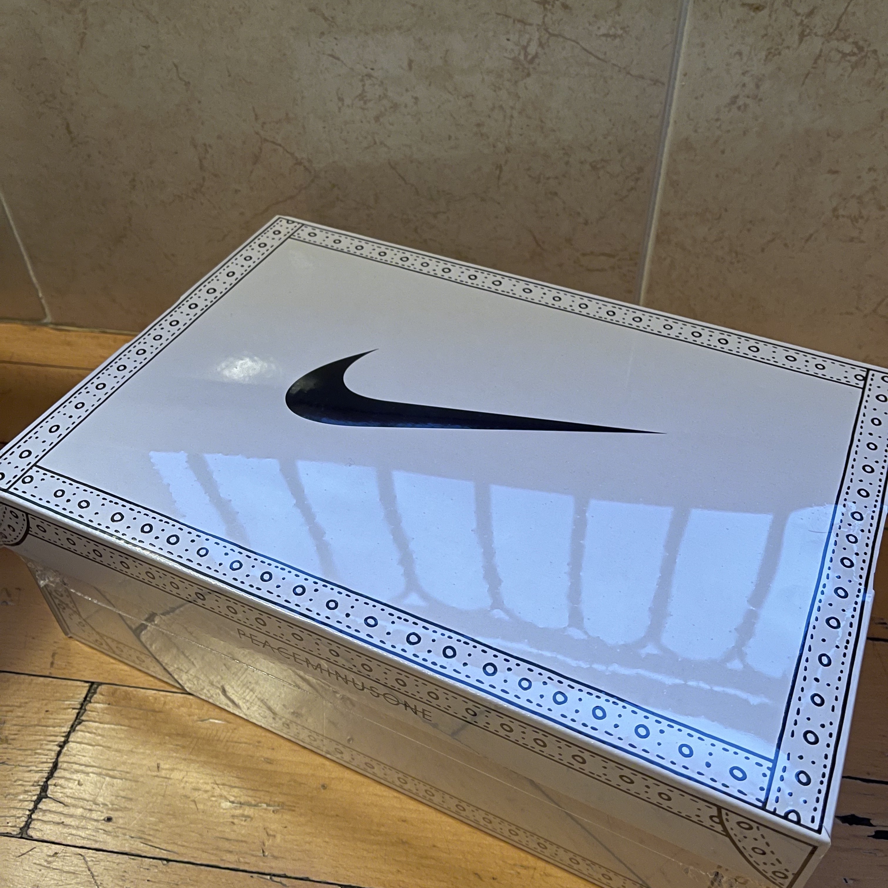 Nike x Peaceminusone Kwondo1 White 착용 스타일 - 5