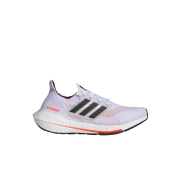 (J) Adidas Ultraboost 21 White Solar Red