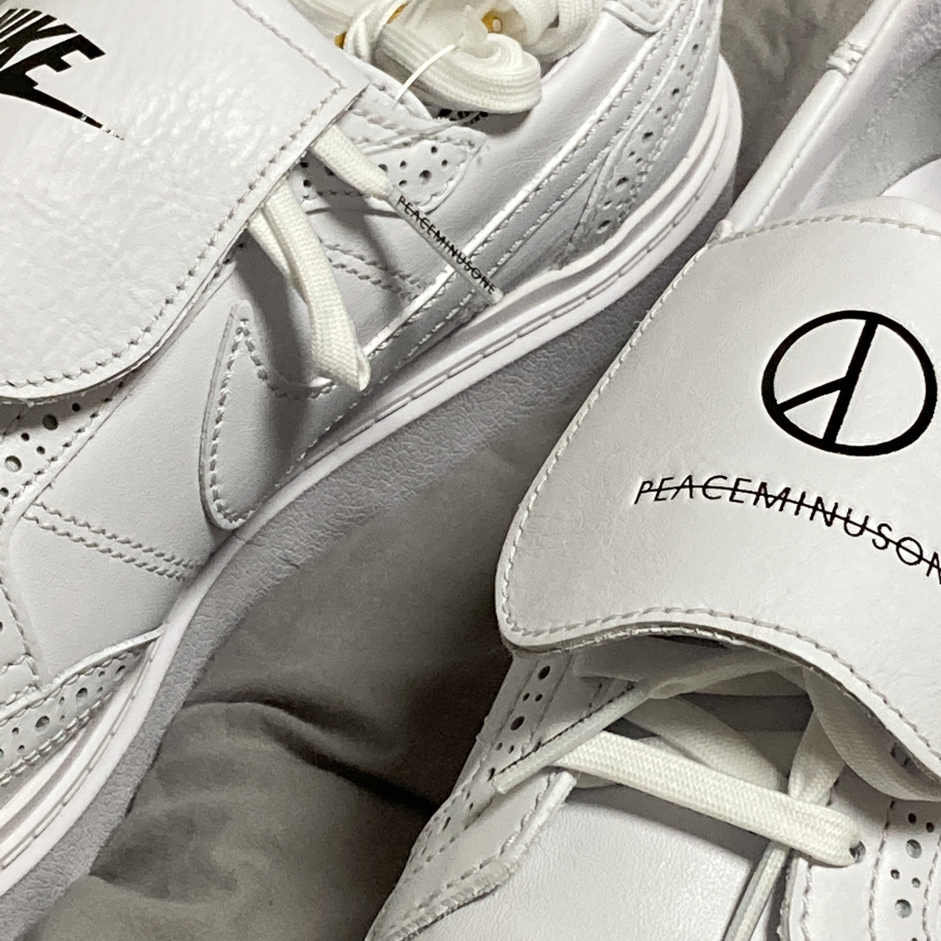 Nike x Peaceminusone Kwondo1 White 착용 스타일 - 2