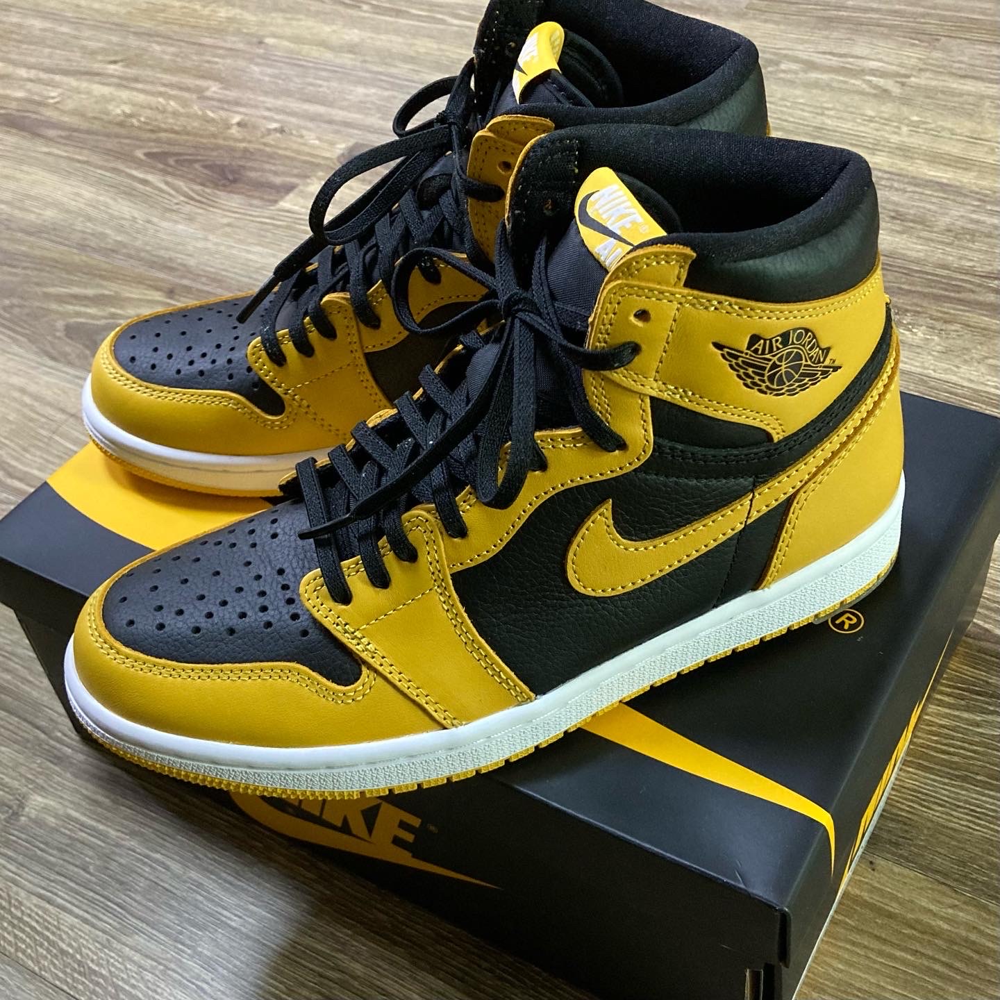 Jordan 1 Retro High OG Pollen, (GS) Jordan 1 Retro High OG Pollen 착용 스타일 - 3