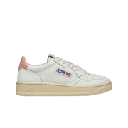 (W) Autry Medalist Low Leather Sneakers White Pink