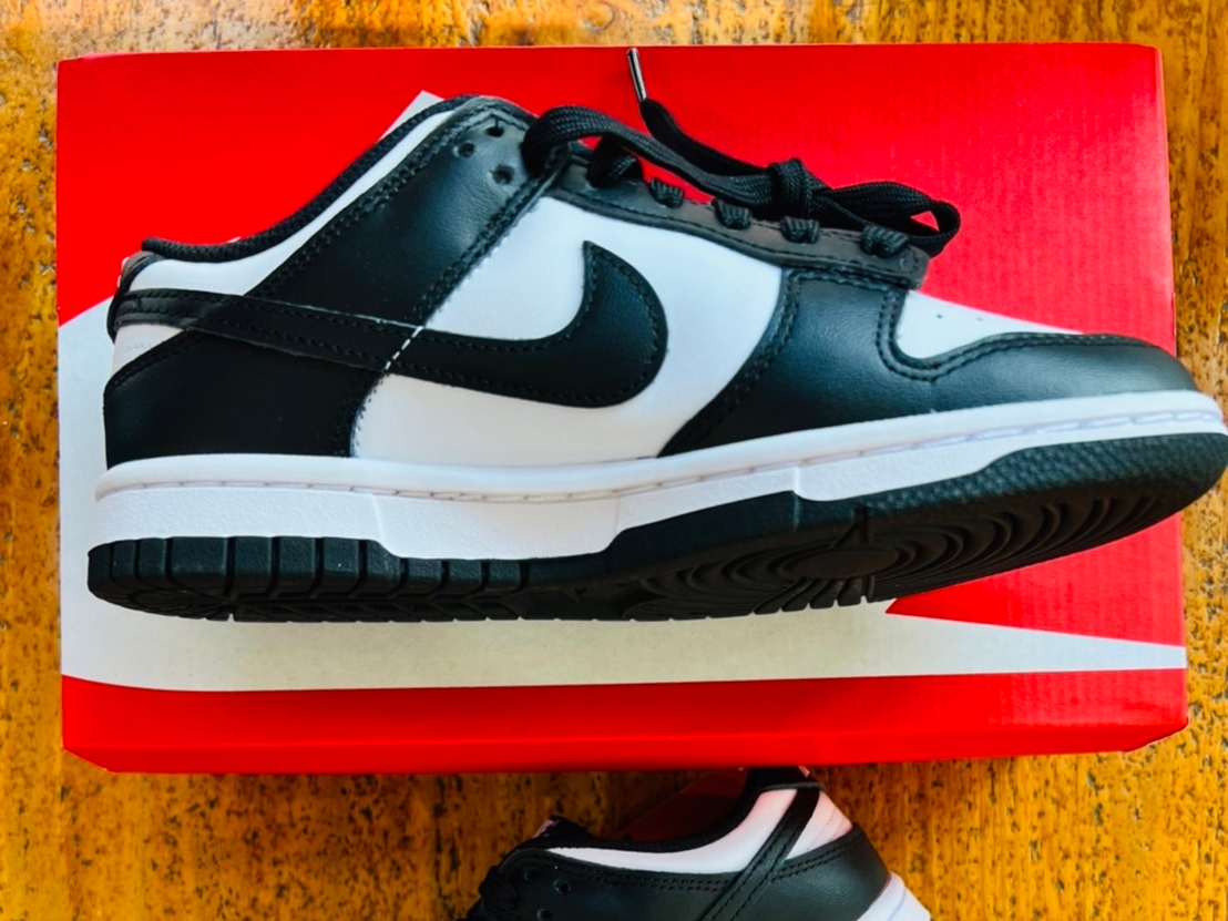 (W) Nike Dunk Low Black 착용 스타일 - 5