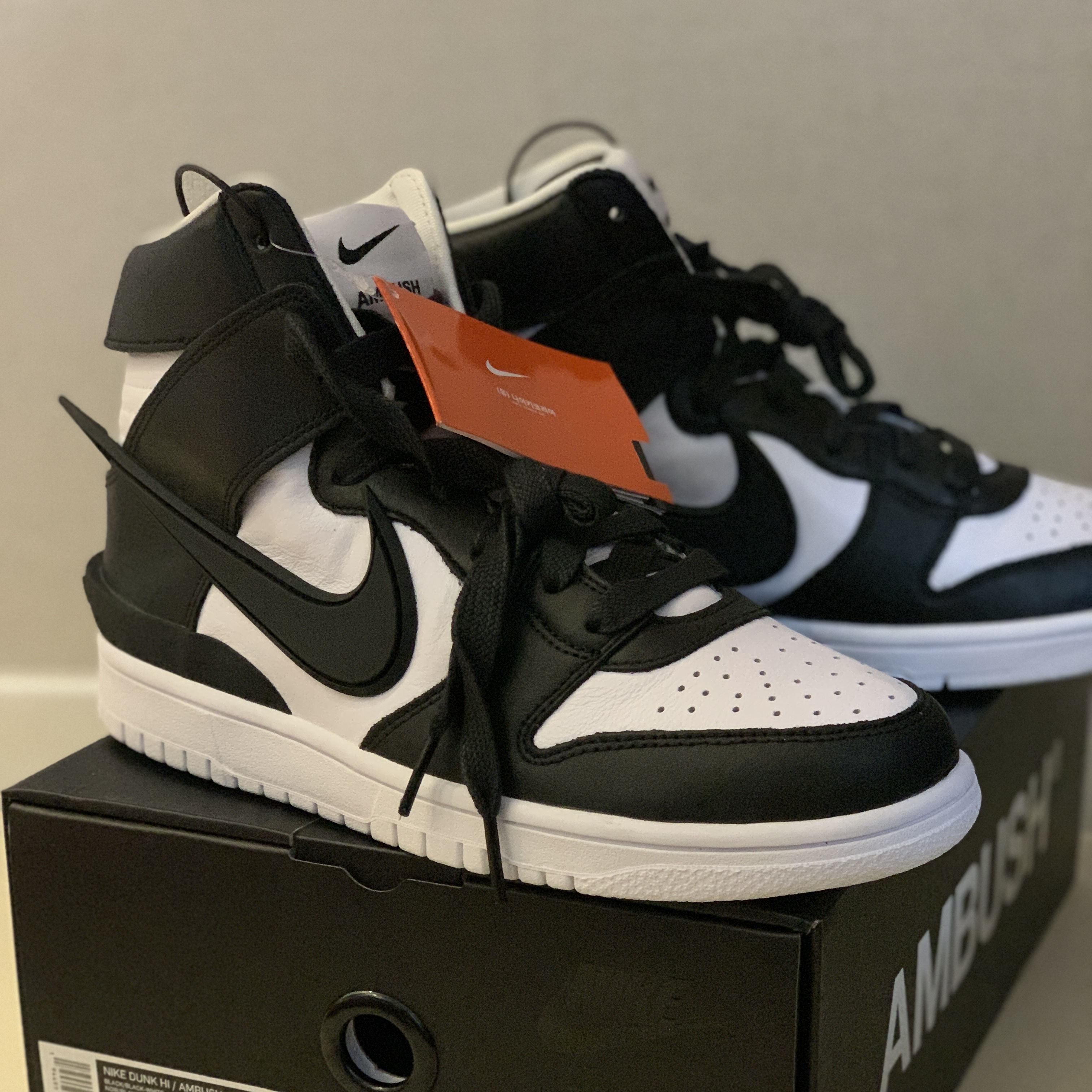 Nike x Ambush Dunk High Black 착용 스타일