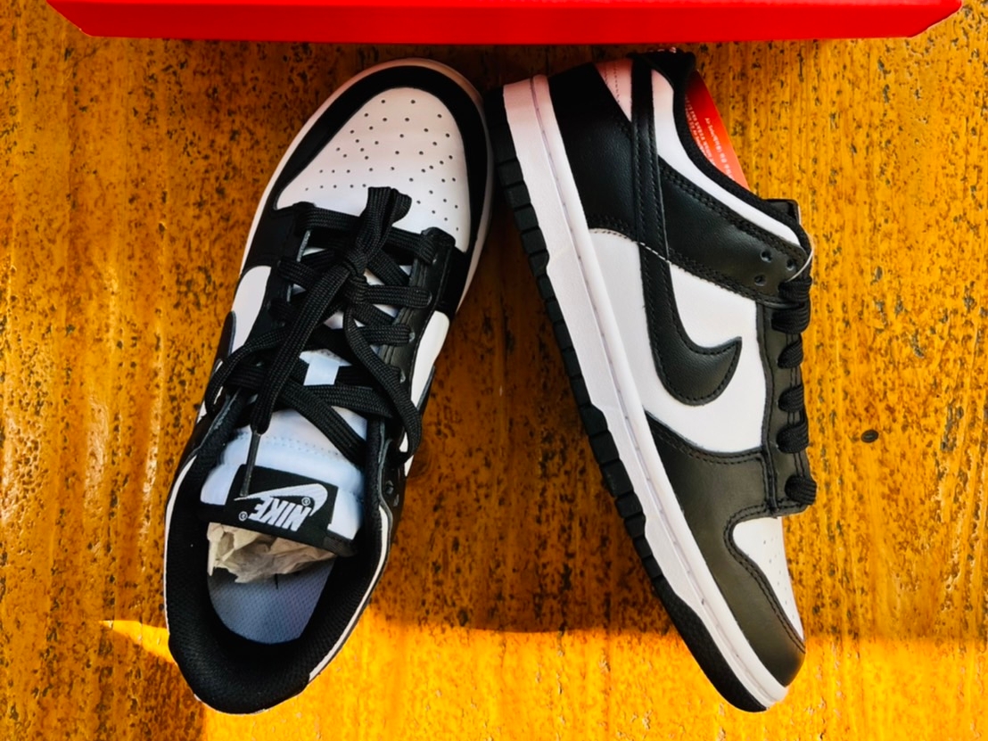 (W) Nike Dunk Low Black 착용 스타일 - 3