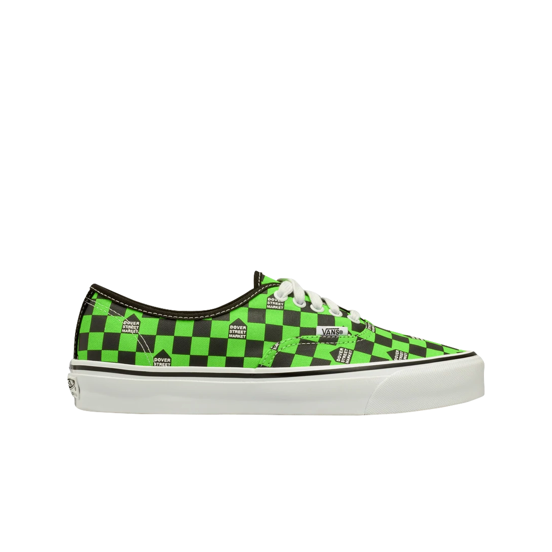 VN0A4BV95AG Vans Vault x DSM OG Authentic LX Checkerboard Black Green Gecko