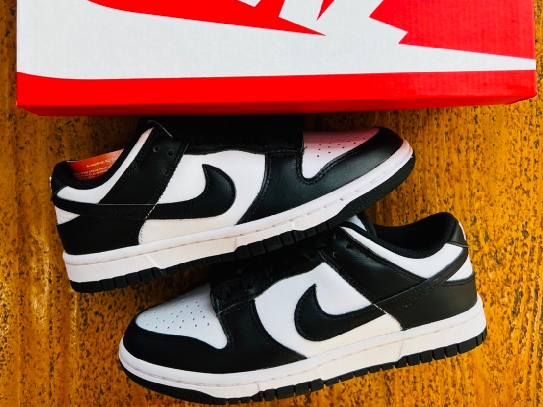 (W) Nike Dunk Low Black 착용 스타일 - 4