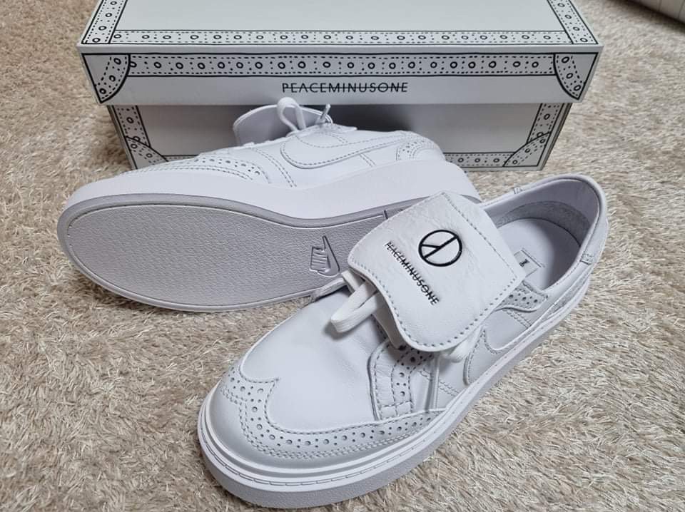 Nike x Peaceminusone Kwondo1 White 착용 스타일 - 2