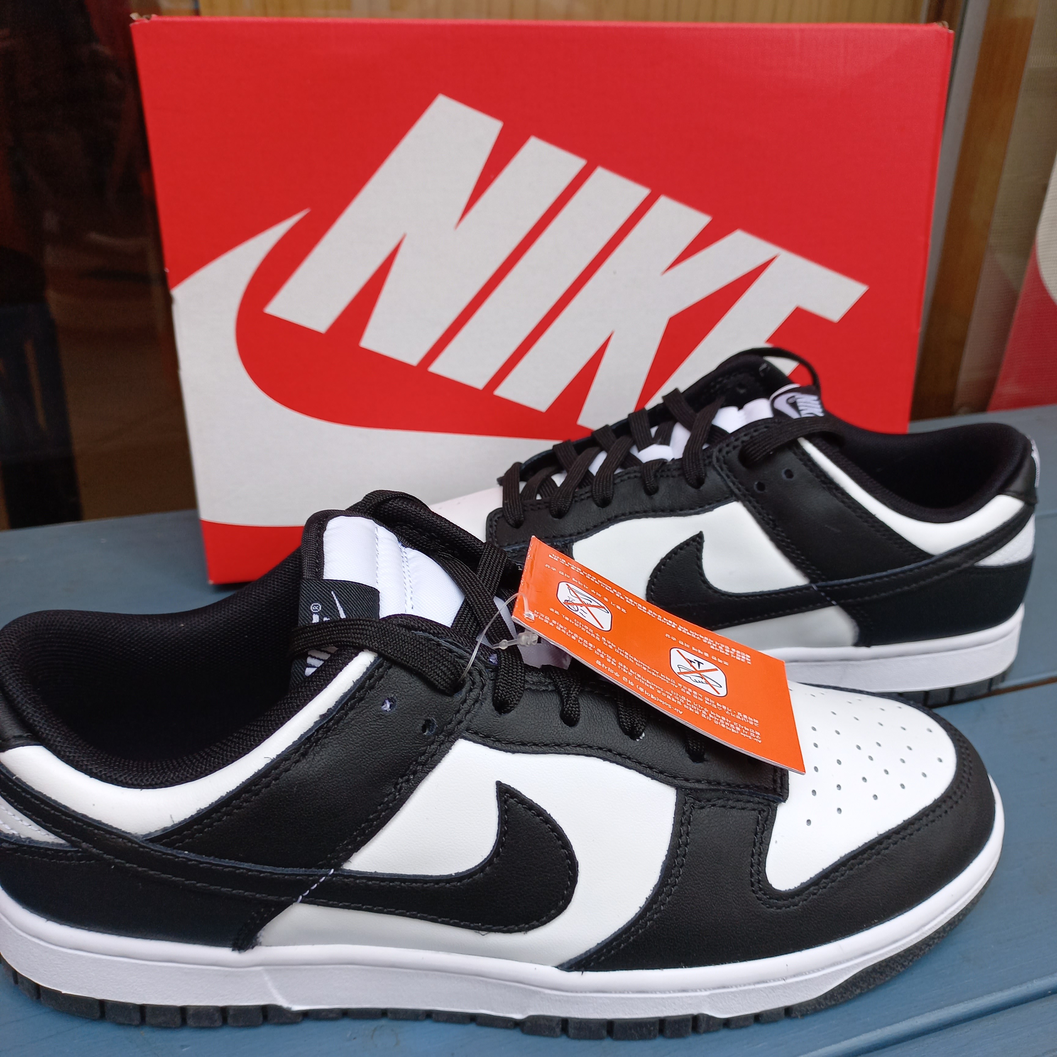 Nike Dunk Low Retro Black 착용 스타일 - 1
