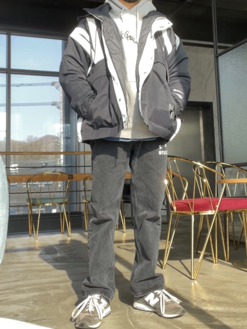 (W) Nike x Ambush NBA Collection Nets Jacket - US/EU, IAB Studio x Lee Denim Jeans Black 착용 스타일