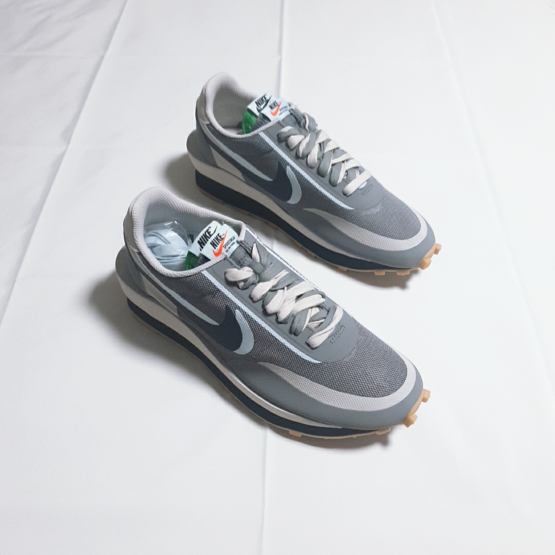 Nike x Sacai x Clot LDWaffle Cool Grey 착용 스타일 - 2