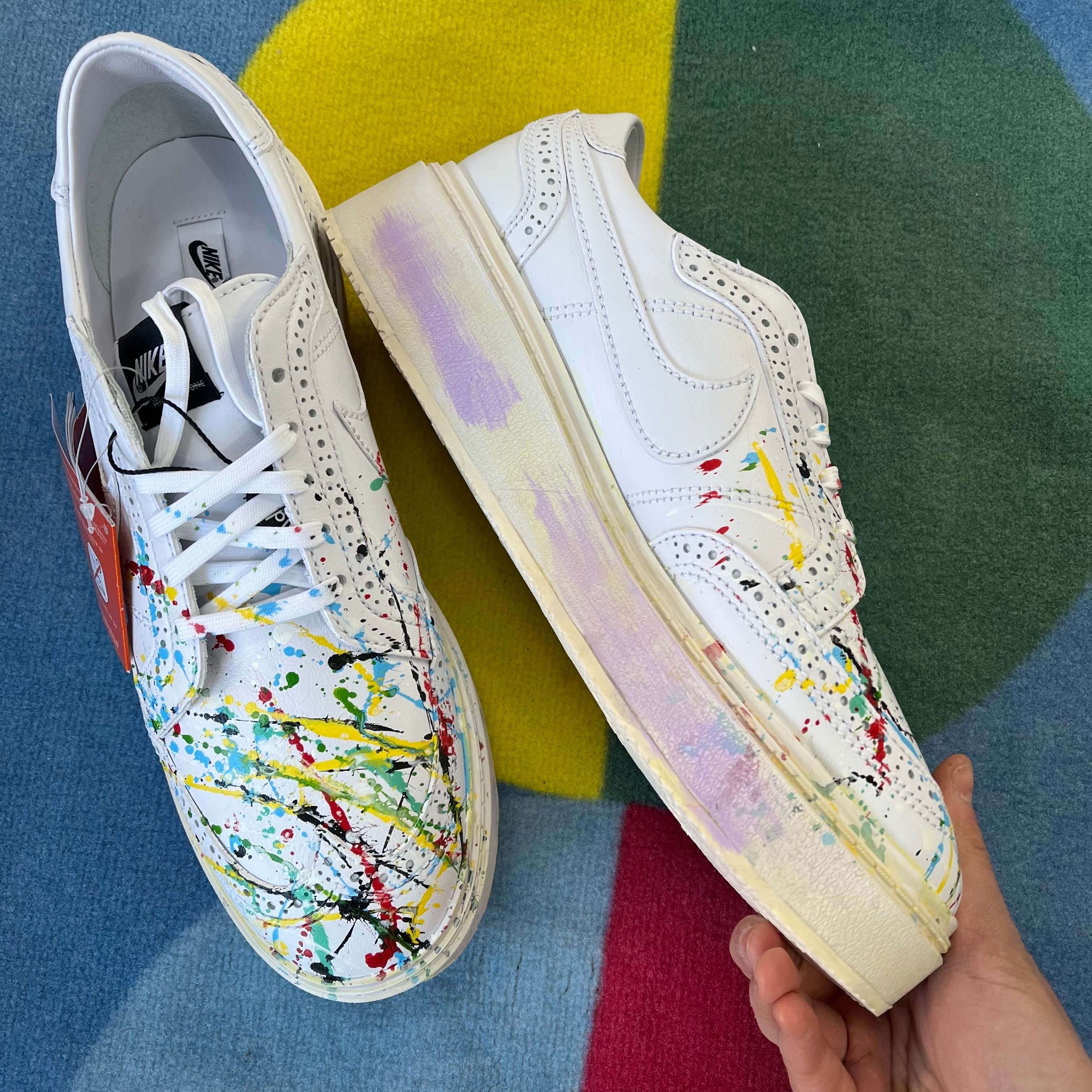 Nike x Peaceminusone Kwondo1 White 착용 스타일 - 3