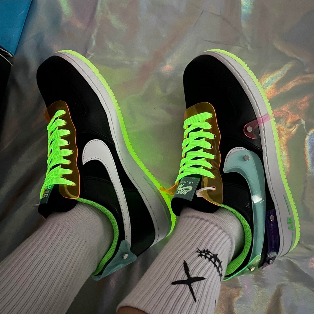 Nike Air Force 1 '07 LV8 Have a Good Game Black 착용 스타일 - 2