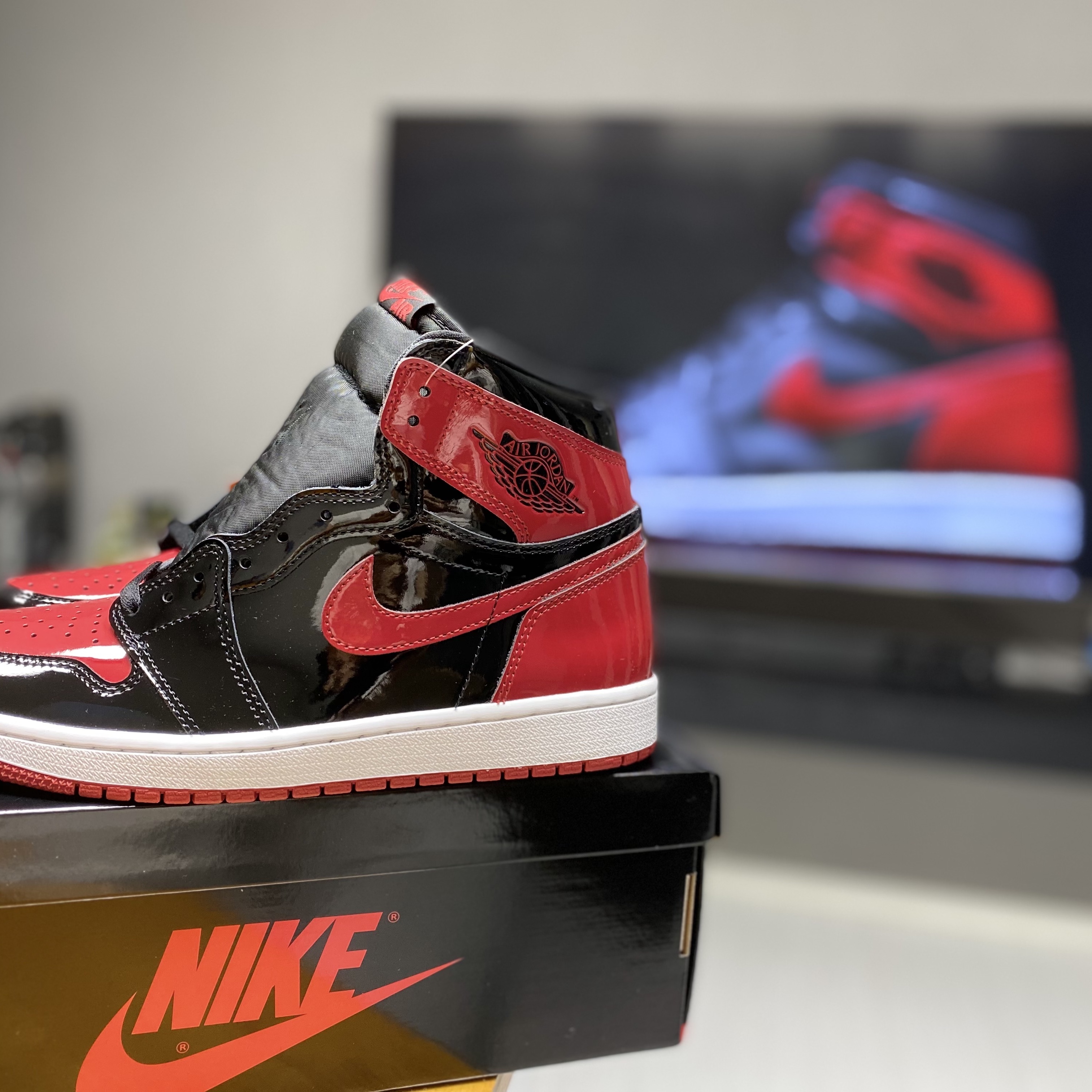 Jordan 1 Retro High OG Patent Bred, Nike ACG Gore-Tex Misery Ridge Jacket Black - US/EU 착용 스타일 - 3